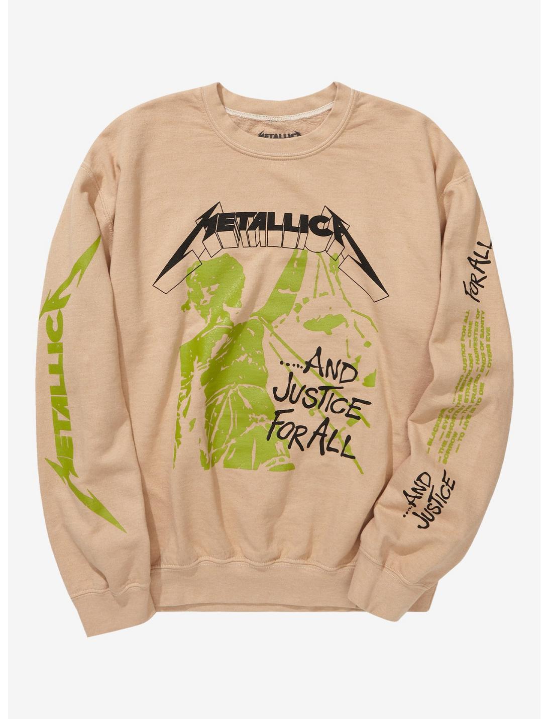 Metallica ...And Justice For All Girls Sweatshirt, NATURAL, hi-res