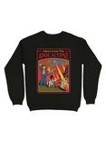 Here Comes The Apocalypse Sweatshirt By Steven Rhodes, BLACK, hi-res