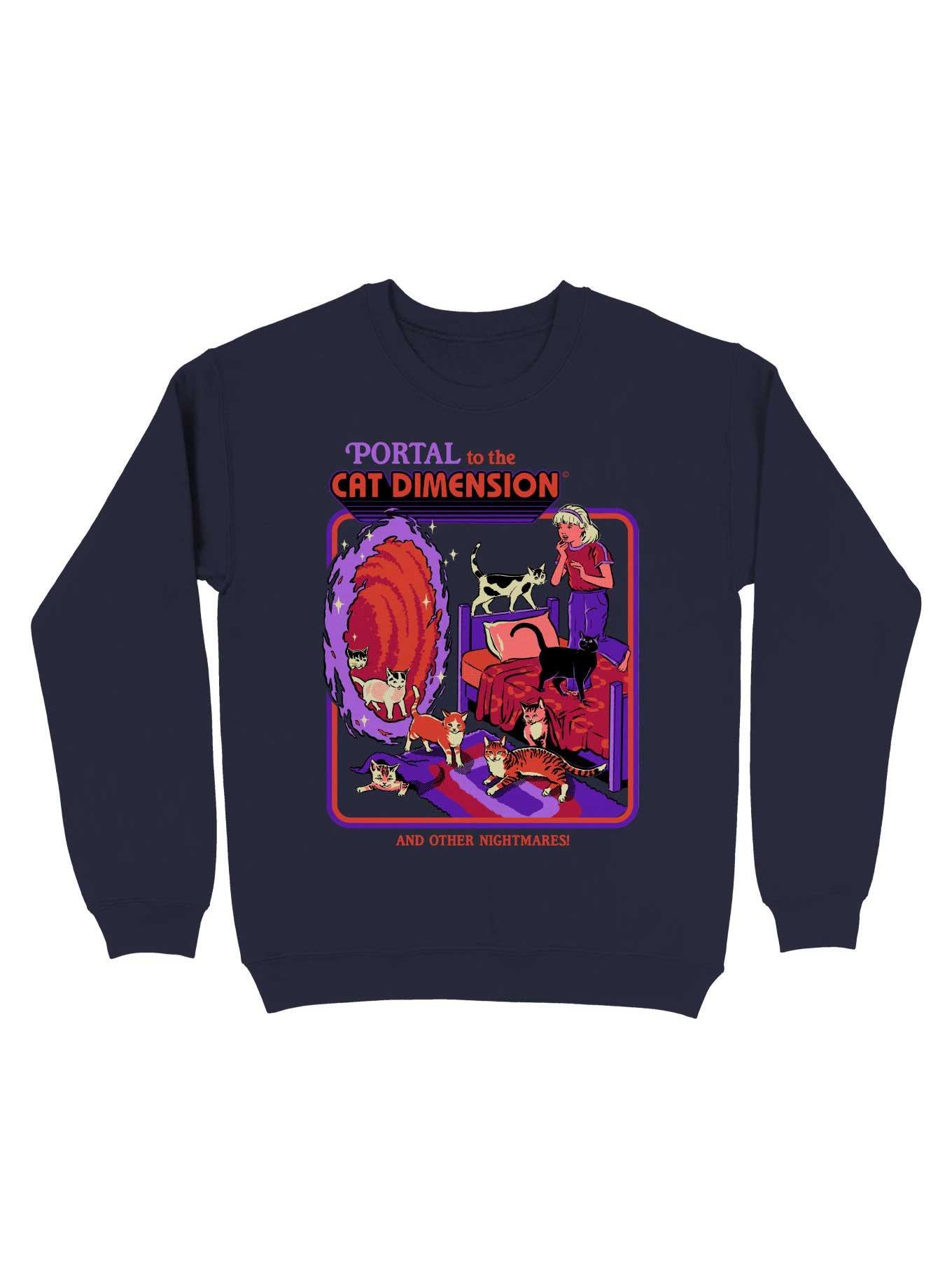 The Cat Dimension Sweatshirt By Steven Rhodes, , hi-res