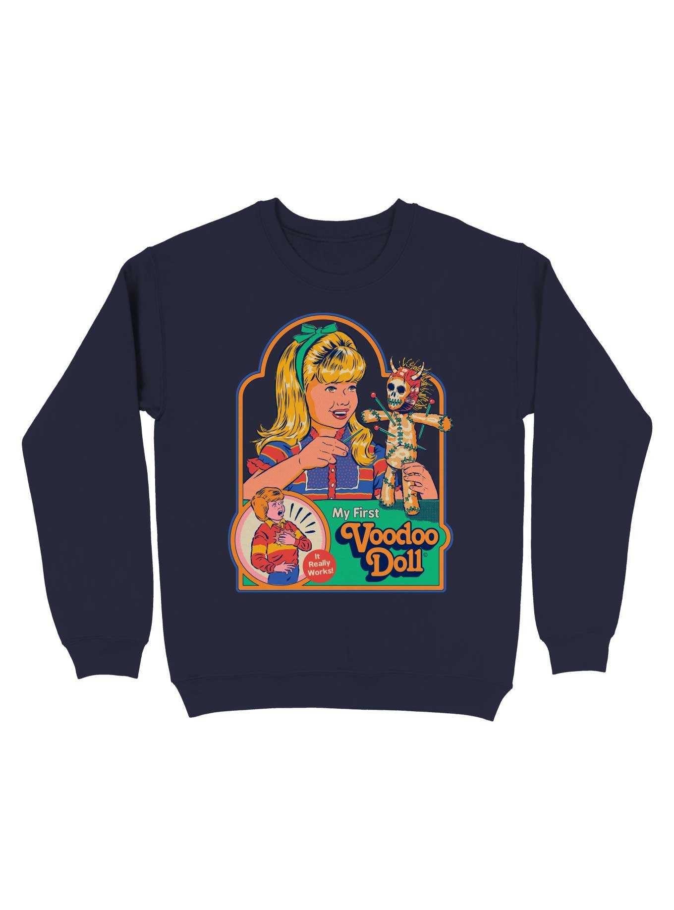 My First Voodoo Doll Sweatshirt By Steven Rhodes, , hi-res