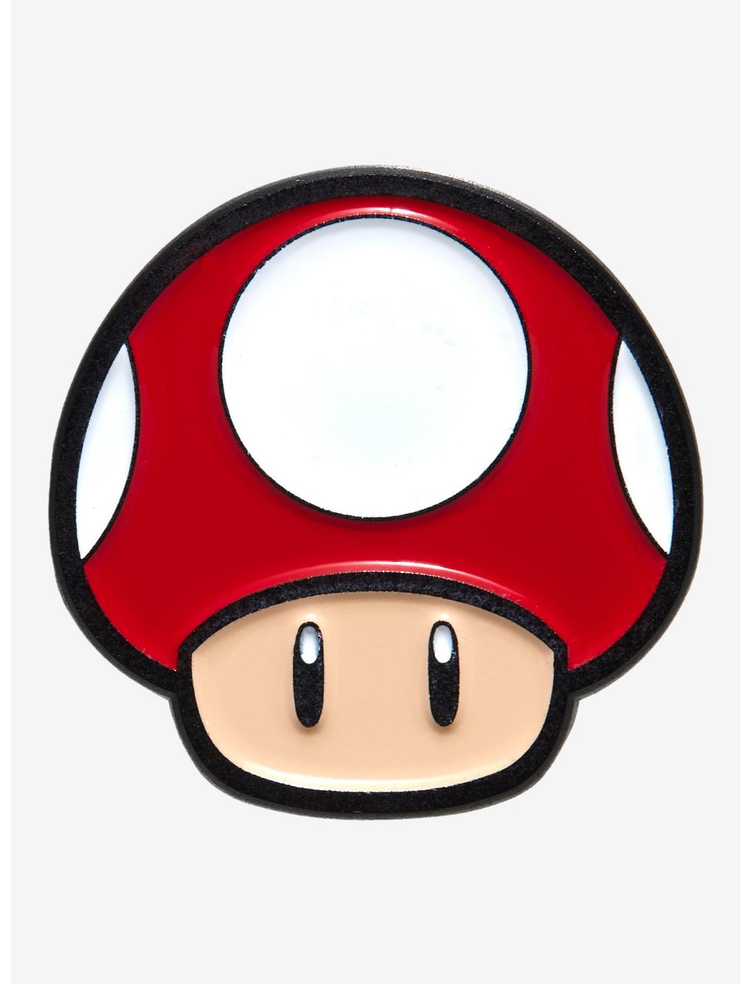 Nintendo Super Mario Bros. Mushroom Enamel Pin, , hi-res