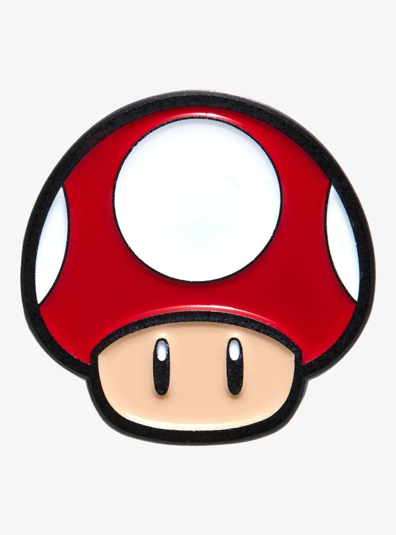 Nintendo Super Mario Bros. Mushroom Enamel Pin, , hi-res