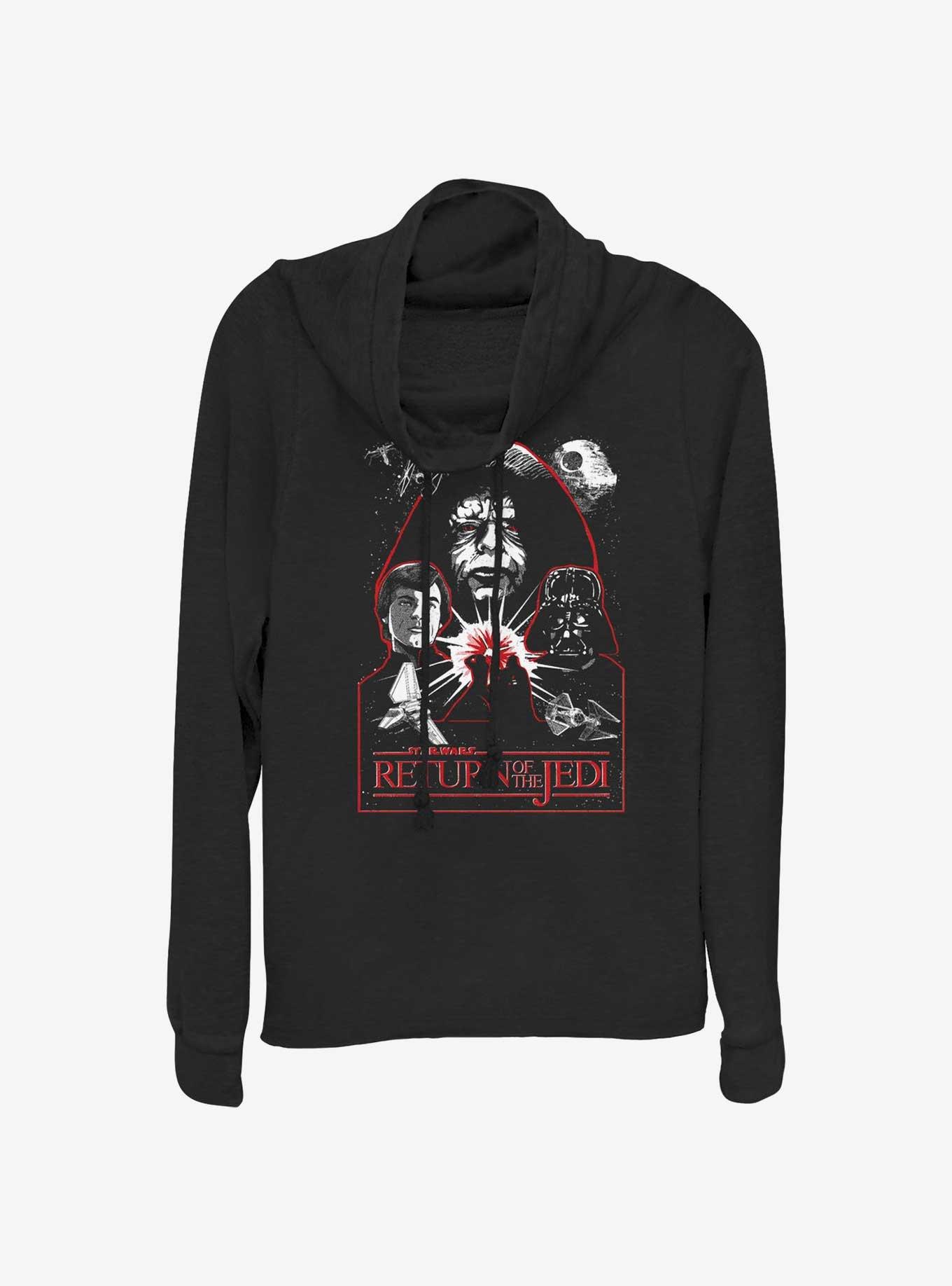 Star Wars Return of the Jedi 40th Anniversary Fate of the Galaxy Cowl Neck Long-Sleeve Top, , hi-res