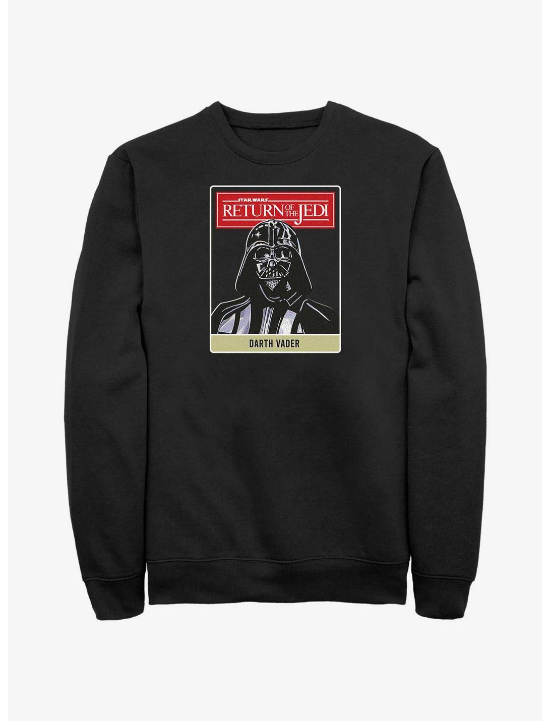 Star Wars Return of the Jedi 40th Anniversary Darth Vader Poster Sweatshirt, BLACK, hi-res