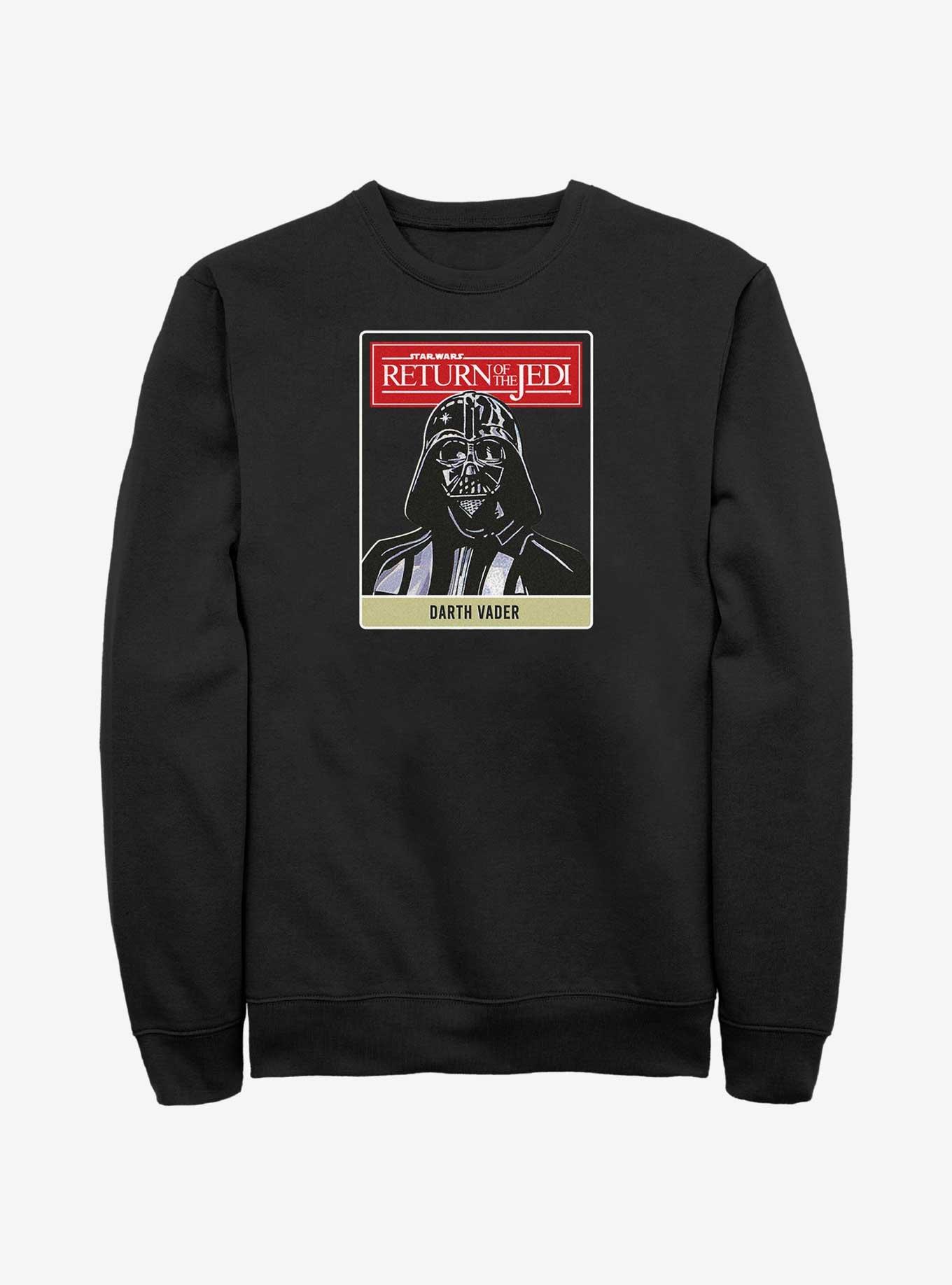 Star Wars Return of the Jedi 40th Anniversary Darth Vader Poster Sweatshirt, BLACK, hi-res