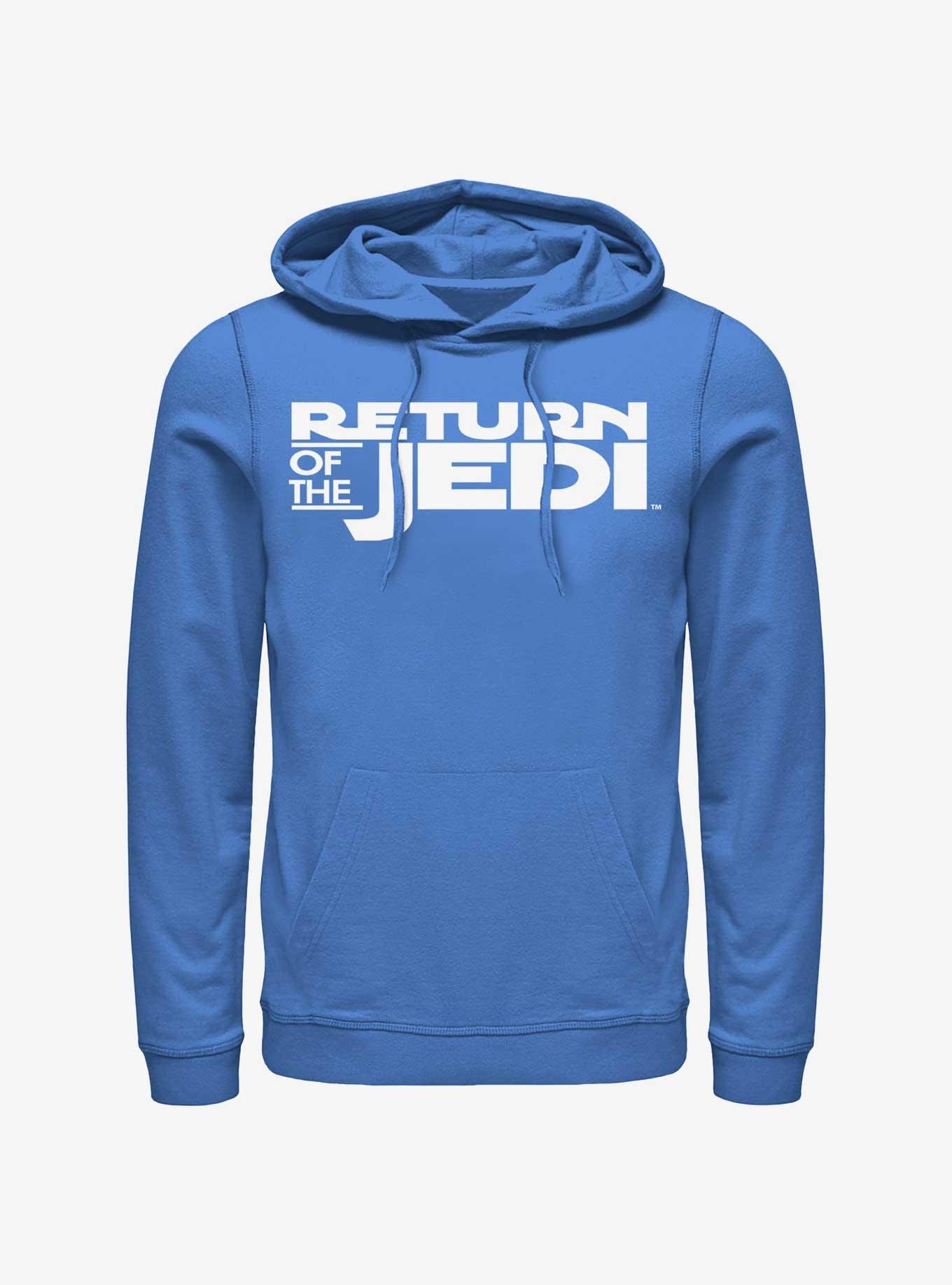 Star Wars Return of the Jedi 40th Anniversary Logo Hoodie, ROYAL, hi-res