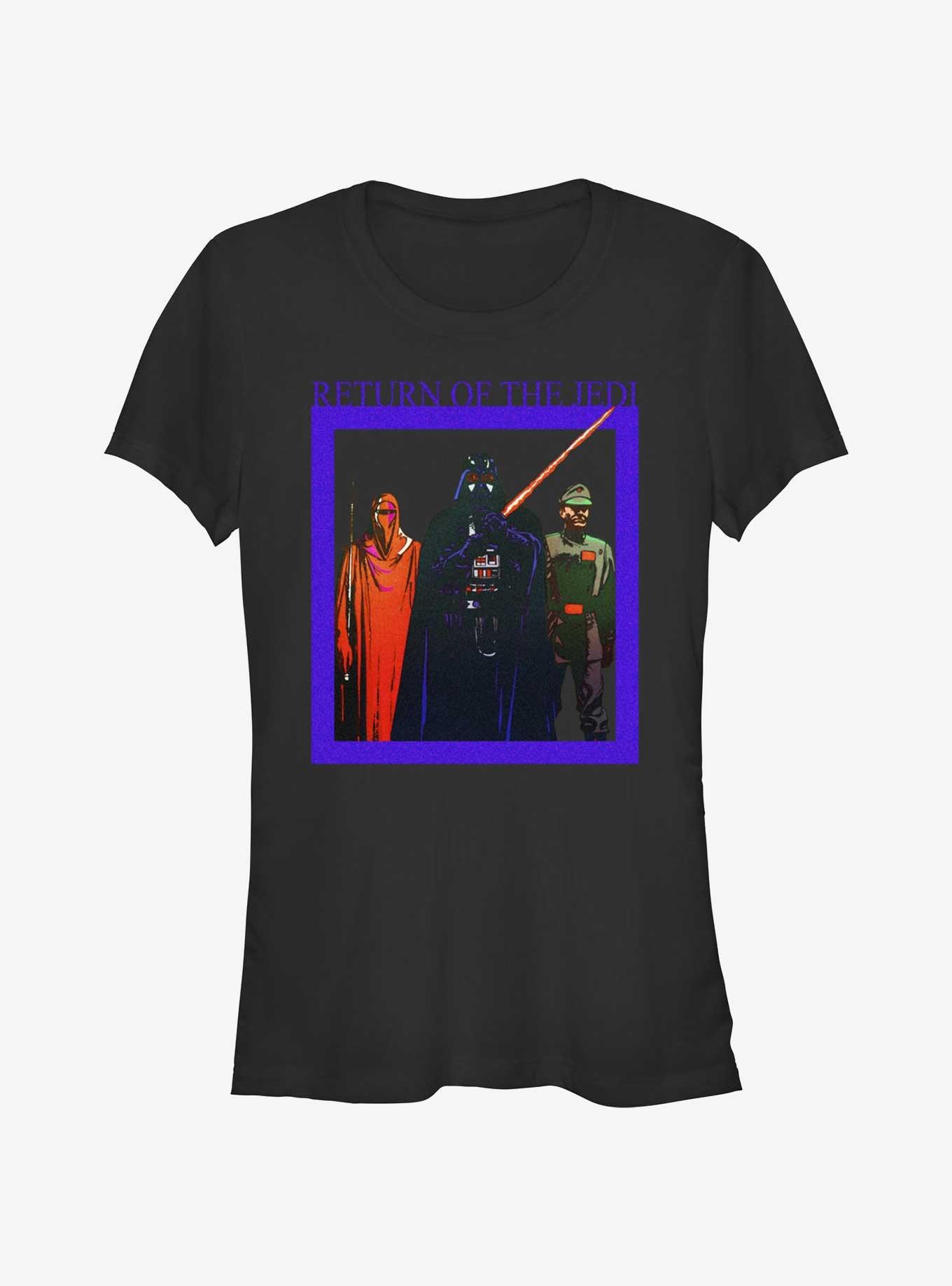 Star Wars Return of the Jedi 40th Anniversary The Bad Guys Girls T-Shirt, BLACK, hi-res
