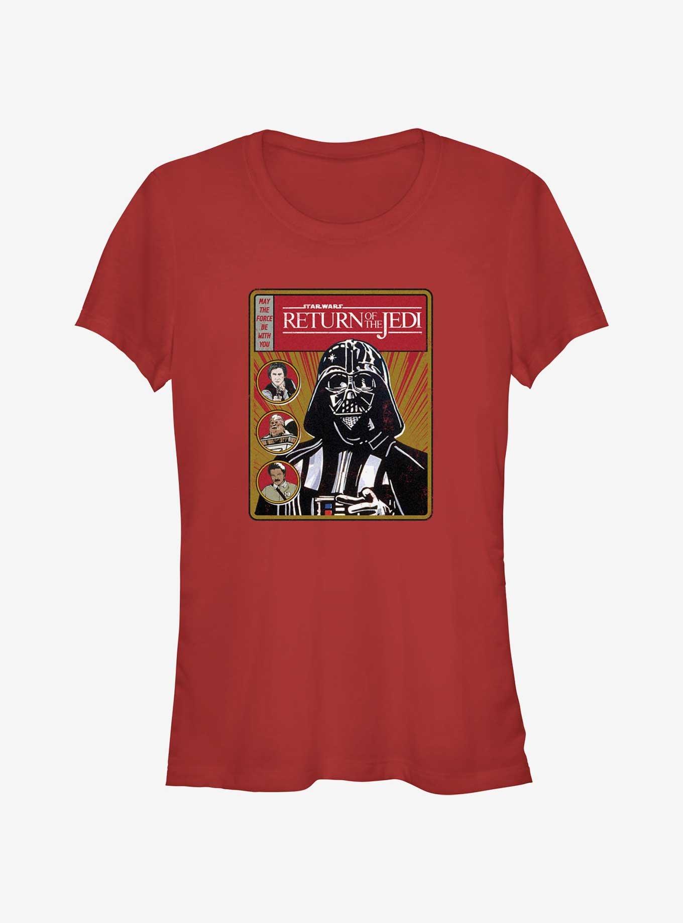 Star Wars Return of the Jedi 40th Anniversary Darth Vader Cover Girls T-Shirt, , hi-res