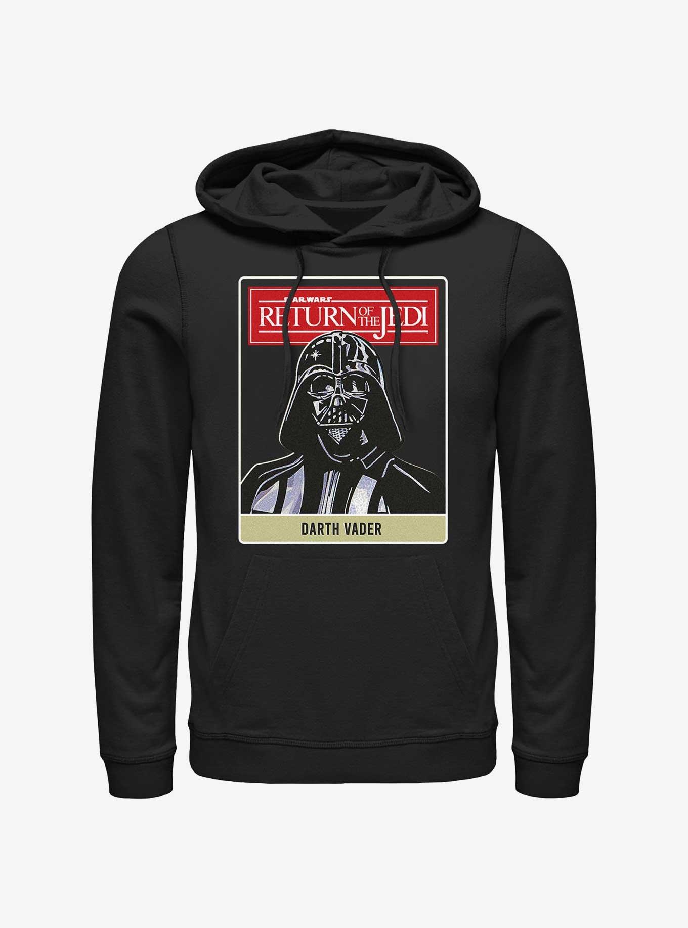 Star Wars Return of the Jedi 40th Anniversary Darth Vader Poster Hoodie, BLACK, hi-res