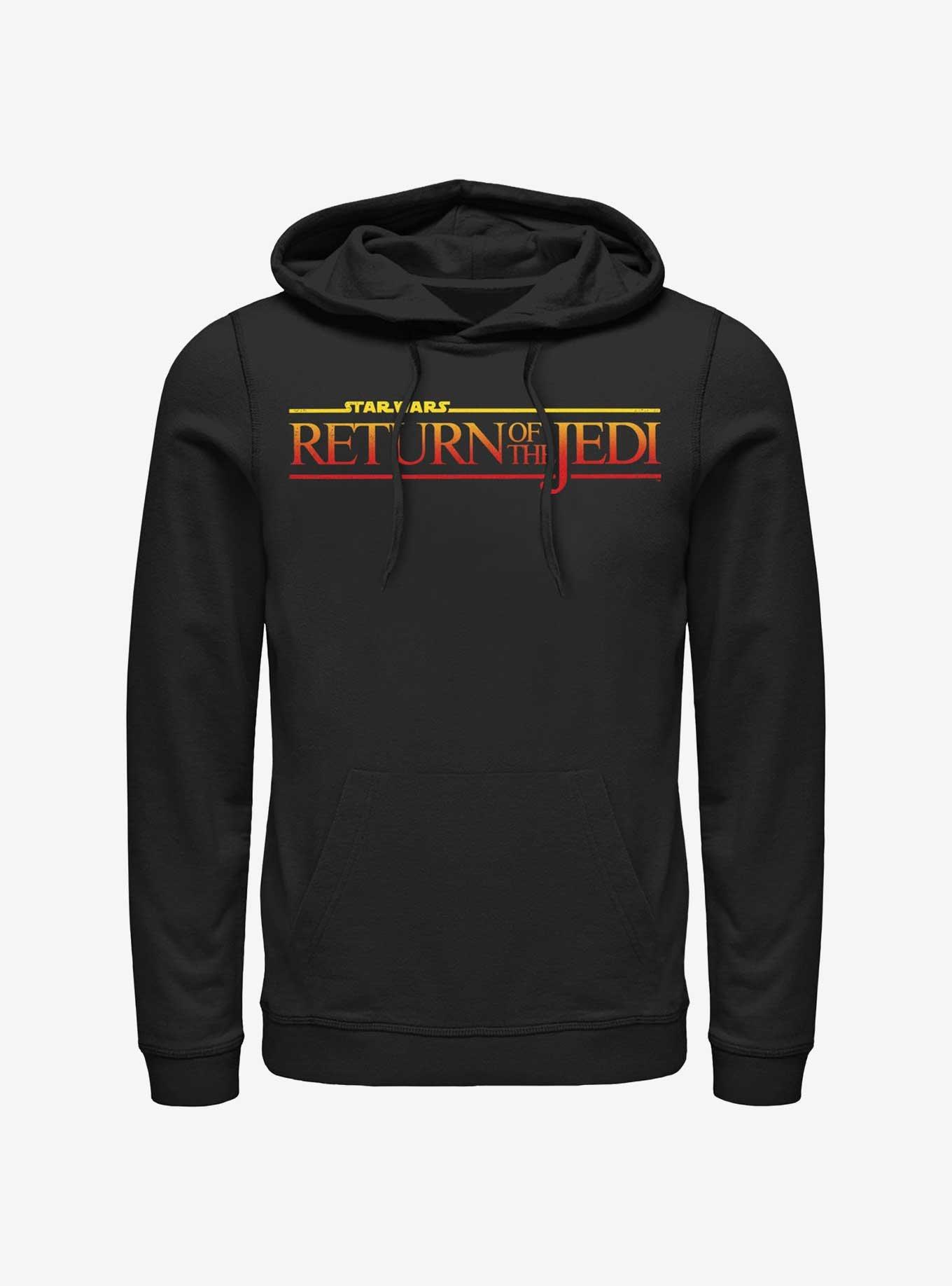 Star Wars Return of the Jedi 40th Anniversary Logo Hoodie, BLACK, hi-res