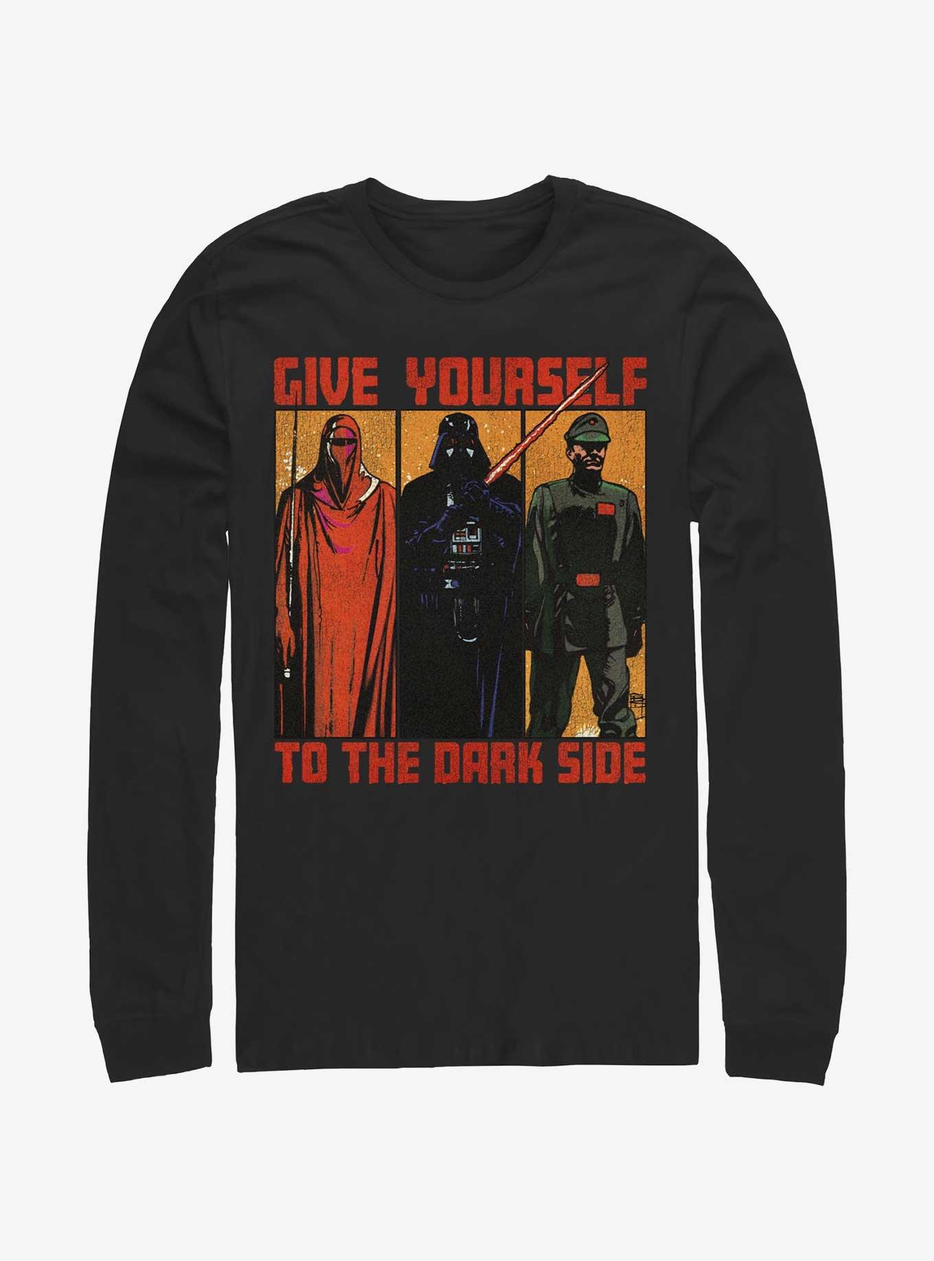 Plus Size Star Wars Return of the Jedi 40th Anniversary Give Yourself To The Dark Side Long-Sleeve T-Shirt, , hi-res