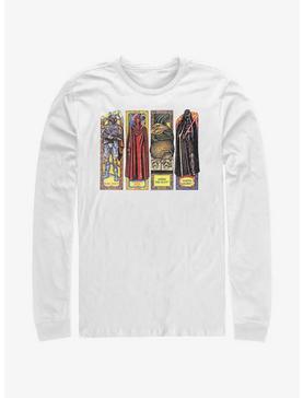 Plus Size Star Wars Return of the Jedi 40th Anniversary Stained Glass Characters Long-Sleeve T-Shirt, , hi-res