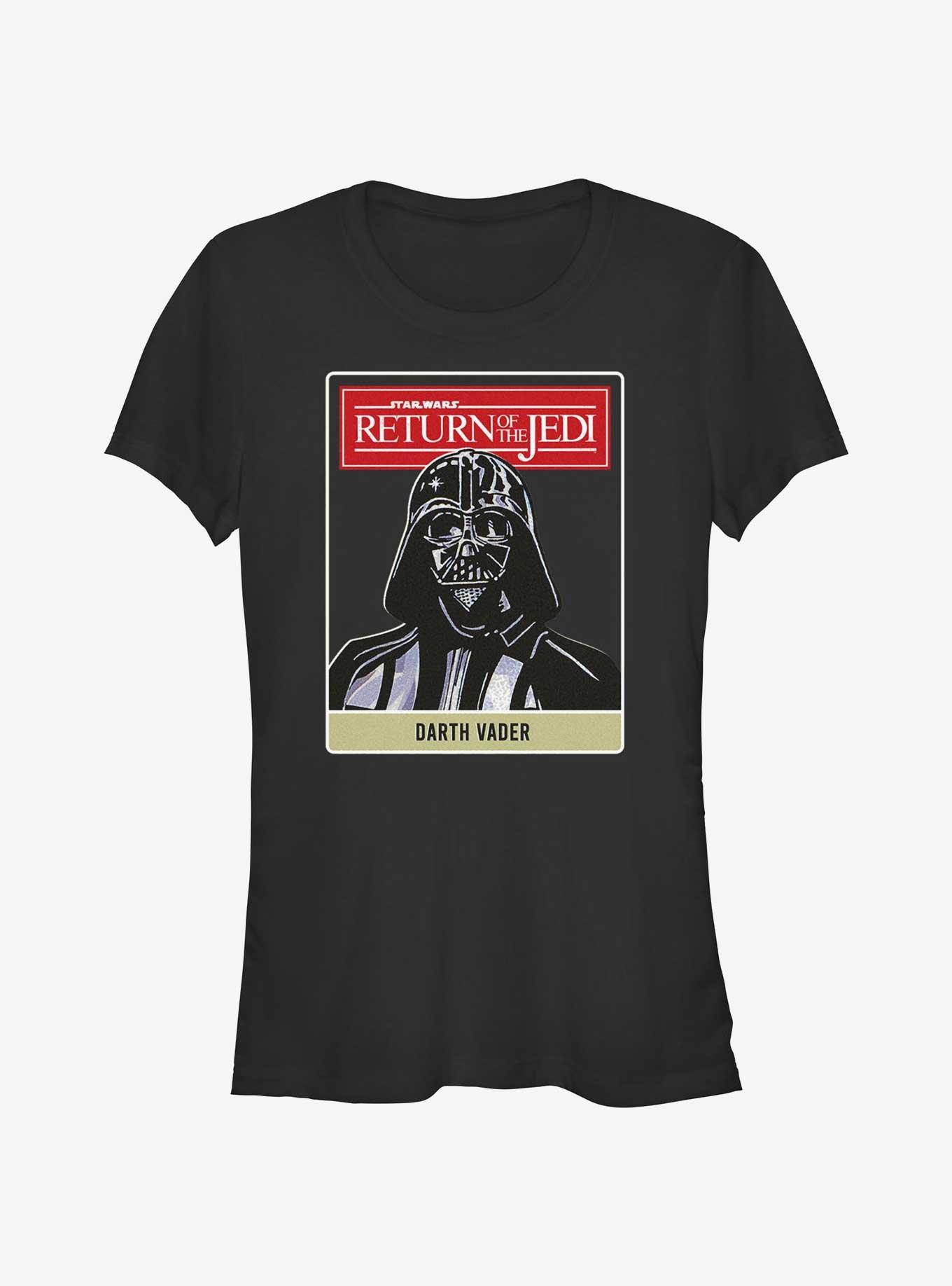 Star Wars Return of the Jedi 40th Anniversary Darth Vader Poster Girls T-Shirt, BLACK, hi-res