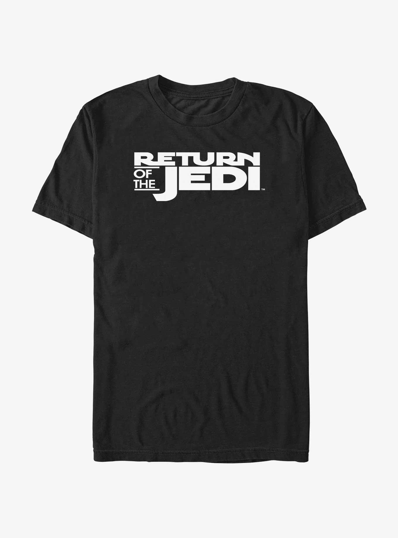 Star Wars Return of the Jedi 40th Anniversary Logo T-Shirt, BLACK, hi-res