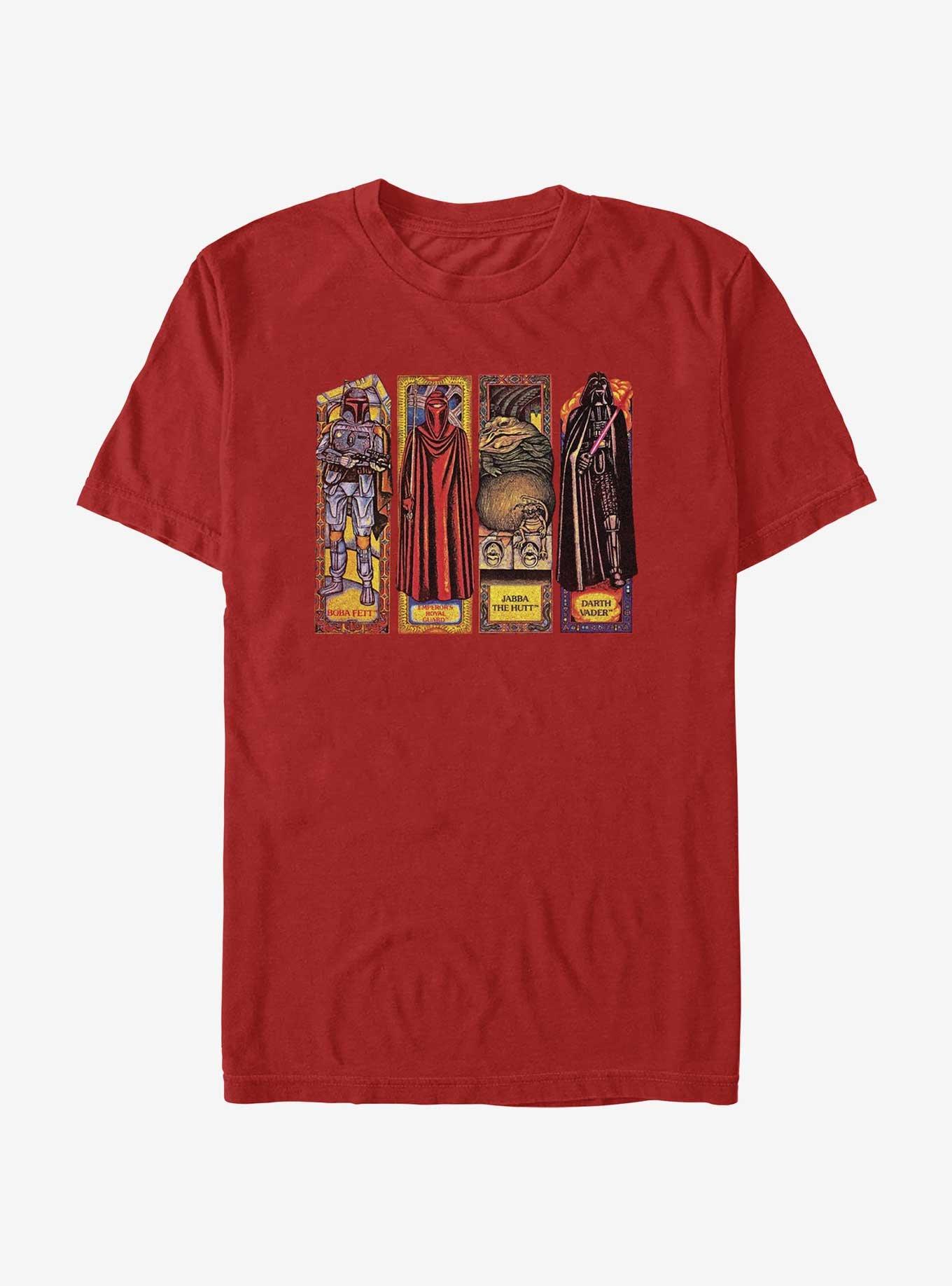 Star Wars Return of the Jedi 40th Anniversary Stained Glass Characters T-Shirt, , hi-res