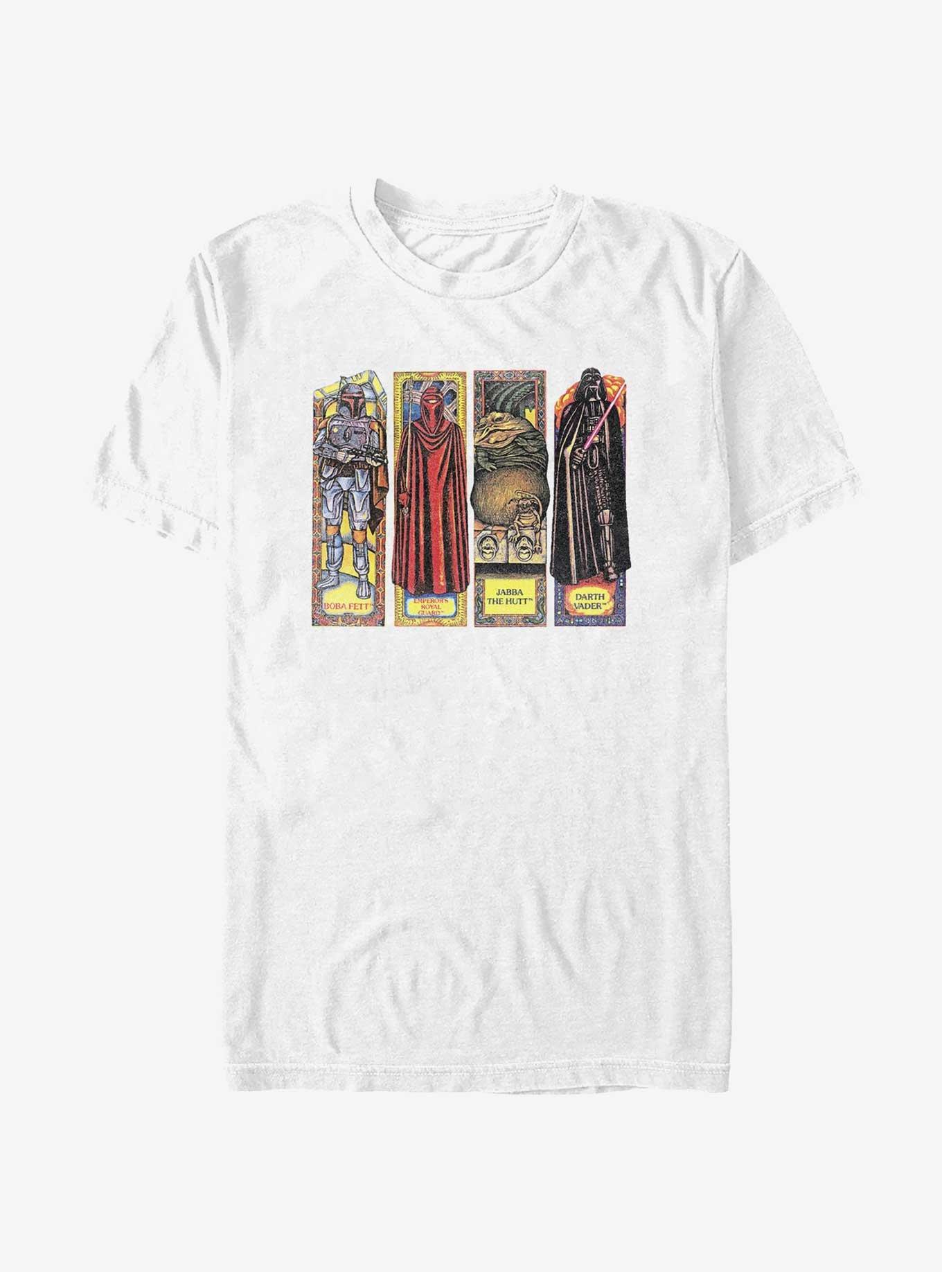 Star Wars Return of the Jedi 40th Anniversary Stained Glass Characters T-Shirt, , hi-res