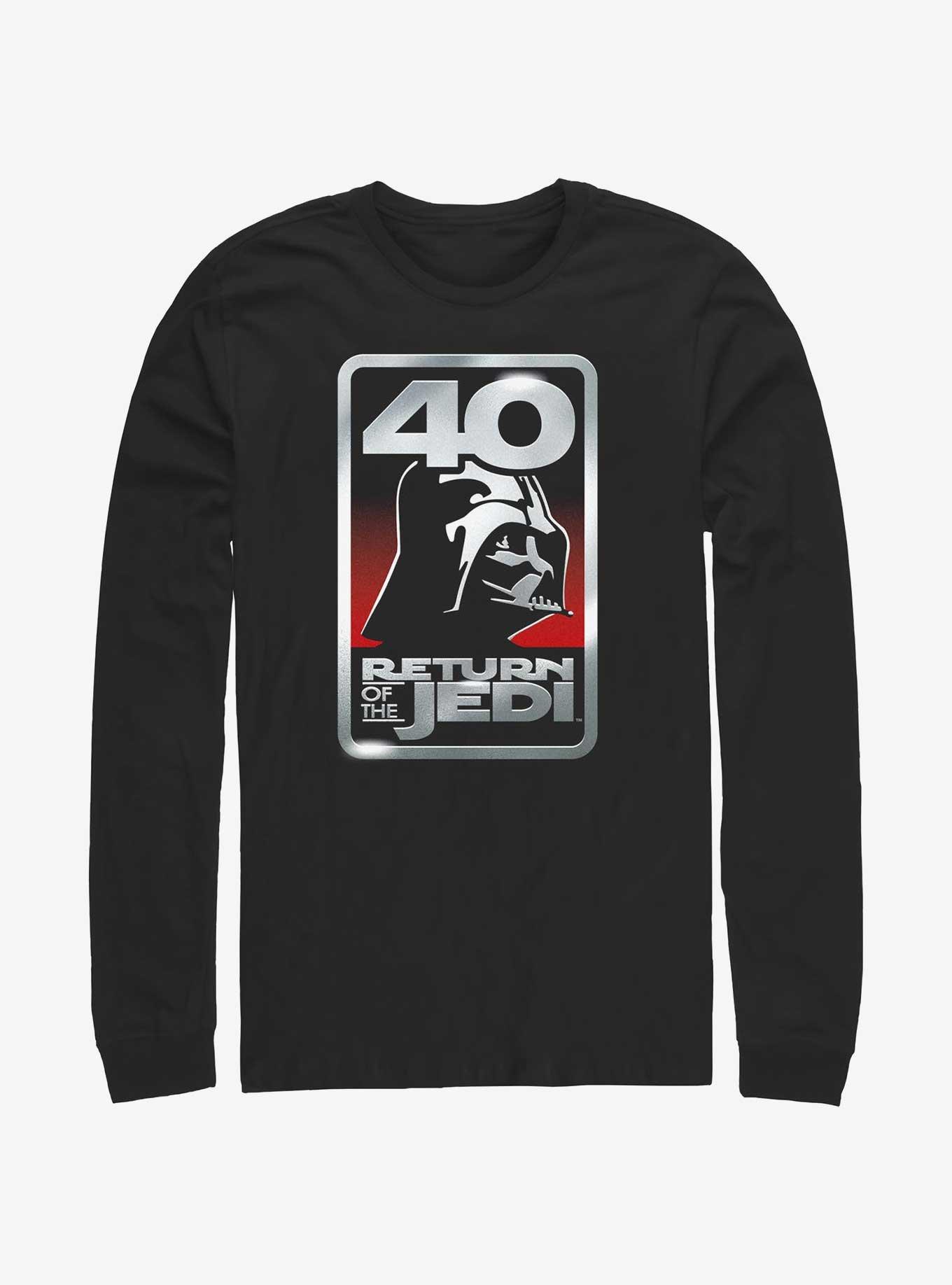 Star Wars Return of the Jedi 40th Anniversary Logo Long-Sleeve T-Shirt