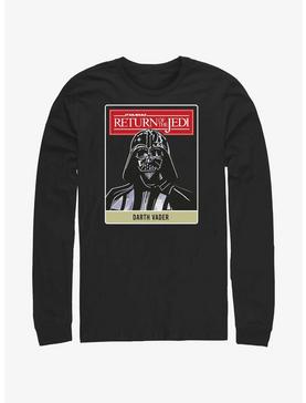 Plus Size Star Wars Return of the Jedi 40th Anniversary Darth Vader Poster Long-Sleeve T-Shirt, , hi-res