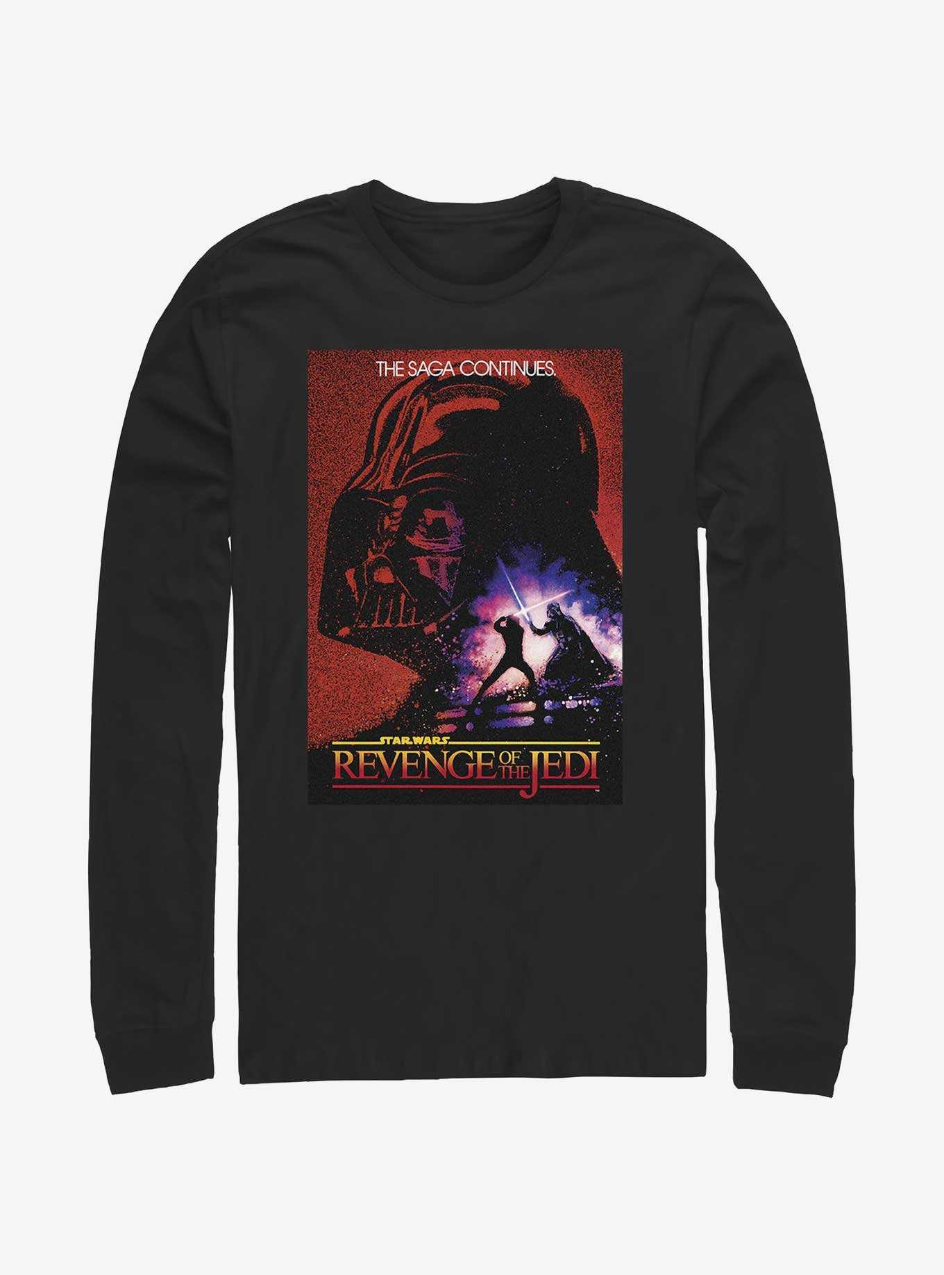 Star Wars Revenge of the Jedi 40th Anniversary The Saga Continues Long-Sleeve T-Shirt, , hi-res