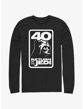 Star Wars Return of the Jedi 40th Anniversary Vader Badge Long-Sleeve T-Shirt, , hi-res