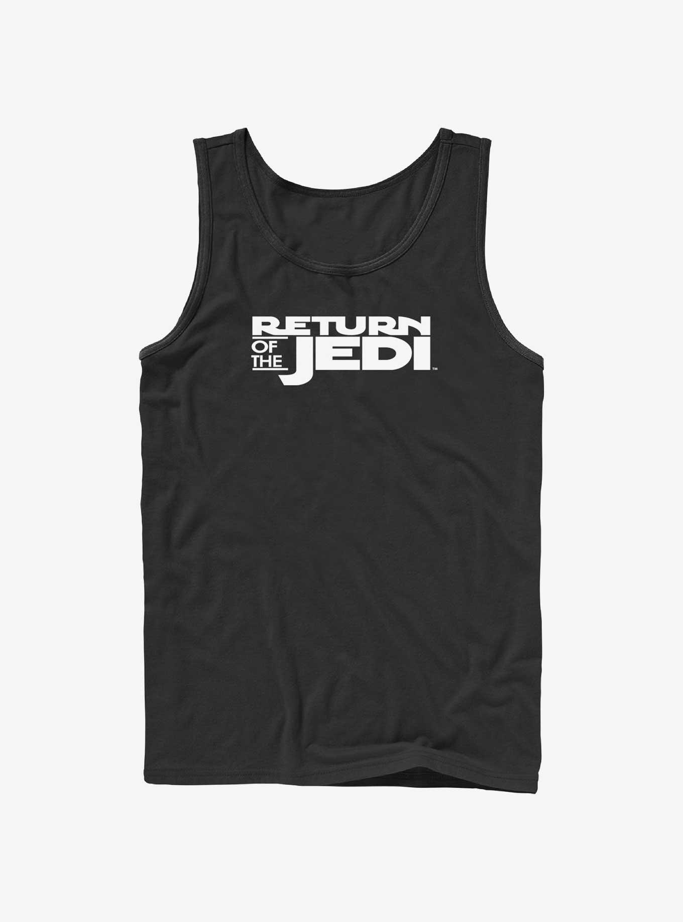 Star Wars Return of the Jedi 40th Anniversary Logo Tank, BLACK, hi-res
