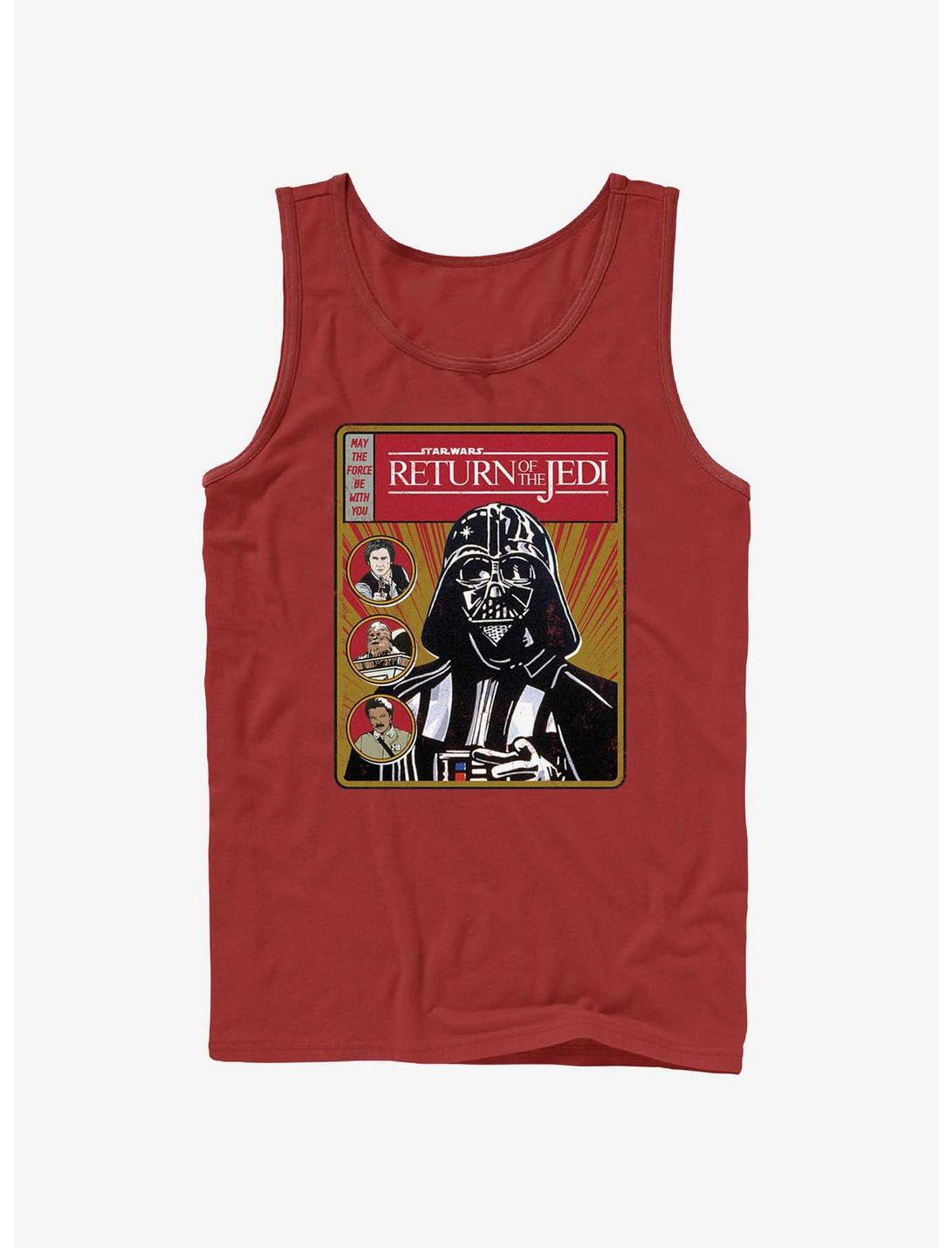 Star Wars Return of the Jedi 40th Anniversary Darth Vader Cover Tank, RED, hi-res