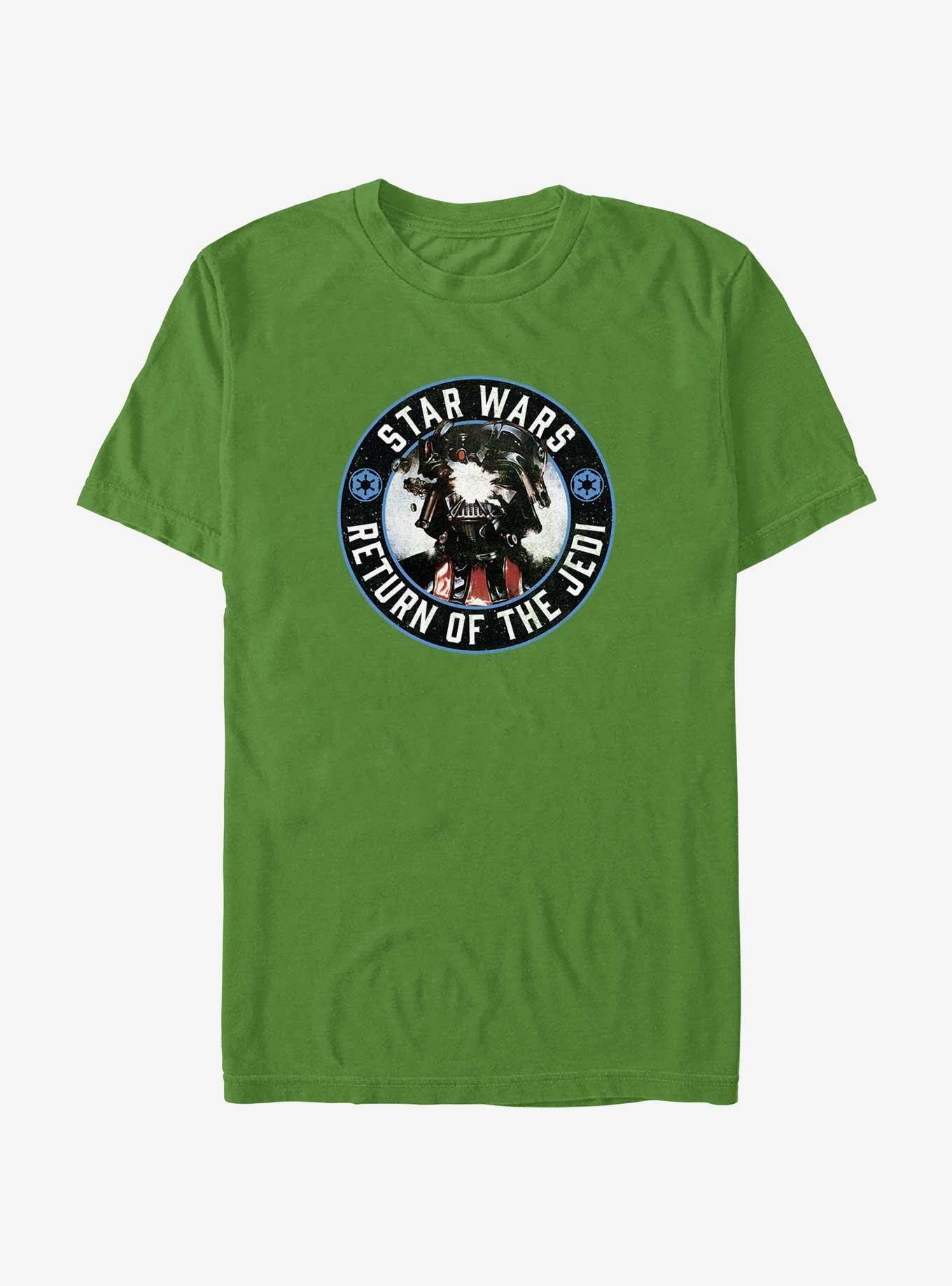 Star Wars Return of the Jedi 40th Anniversary Darth Vader Badge T-Shirt