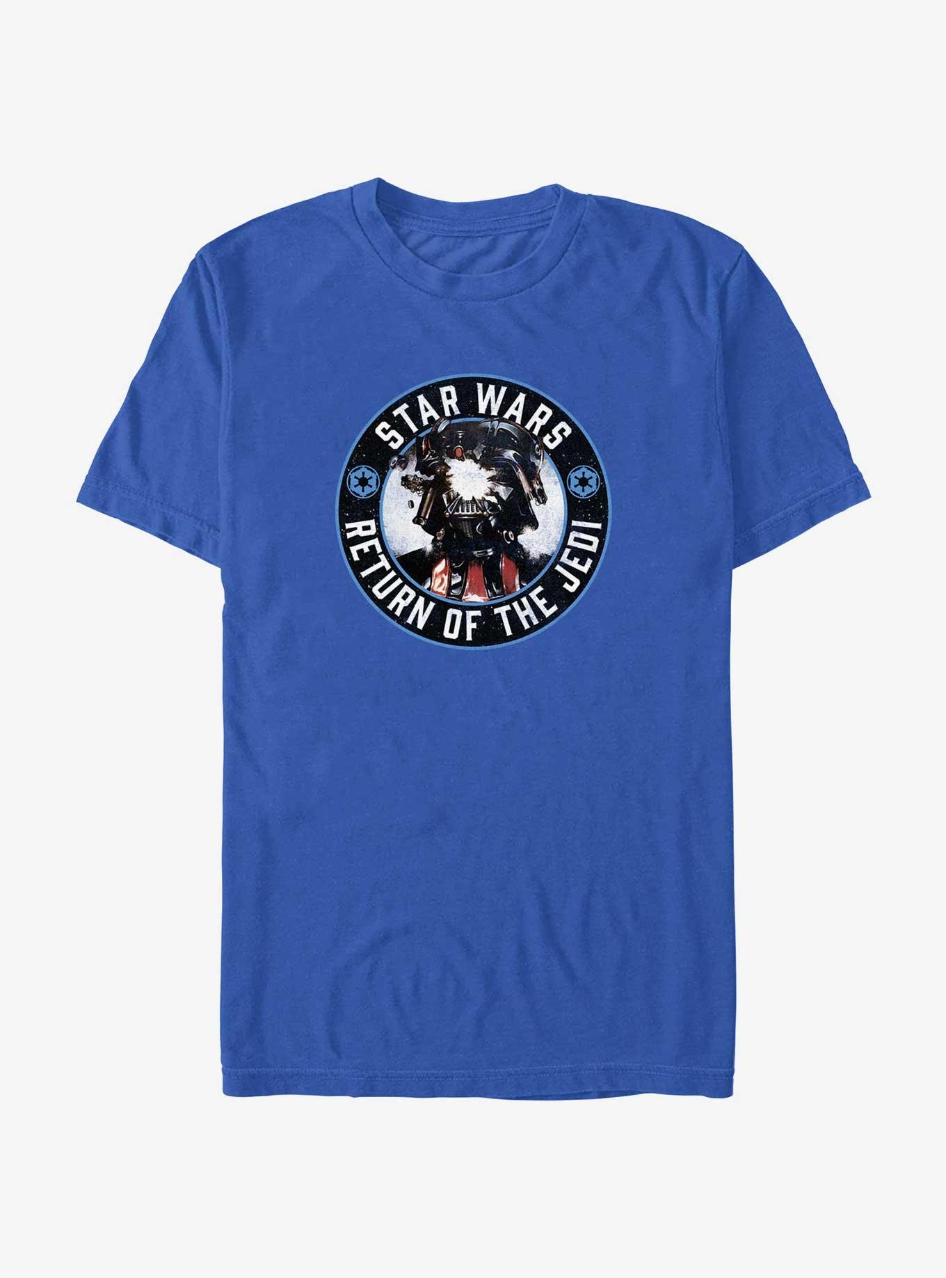 Star Wars Return of the Jedi 40th Anniversary Darth Vader Badge T-Shirt