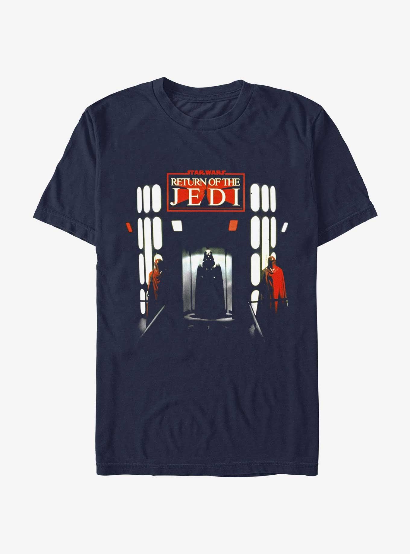 Star Wars Return of the Jedi 40th Anniversary Ele-Vader T-Shirt, NAVY, hi-res