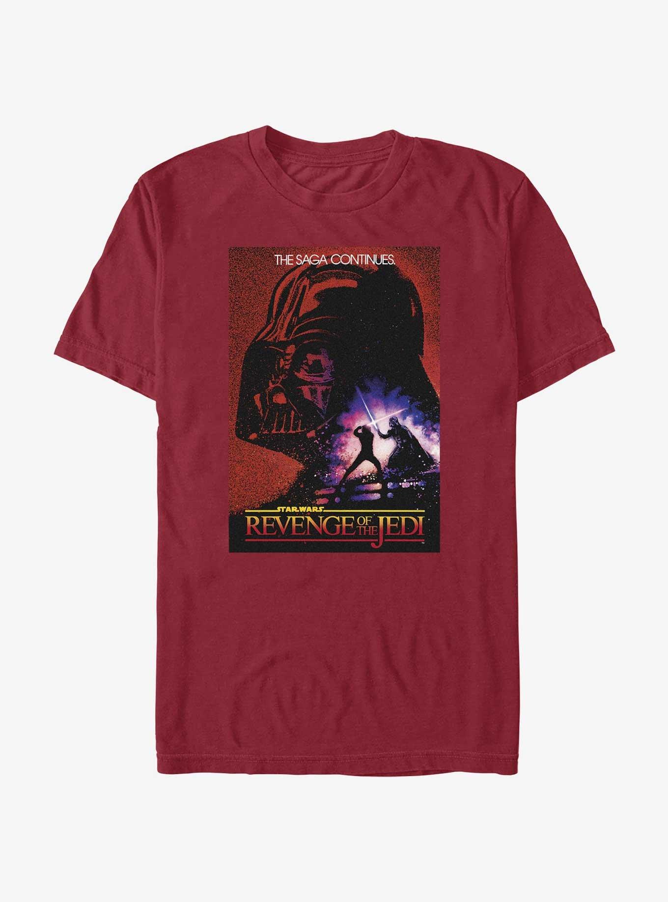 Star Wars Revenge of the Jedi 40th Anniversary The Saga Continues T-Shirt, , hi-res