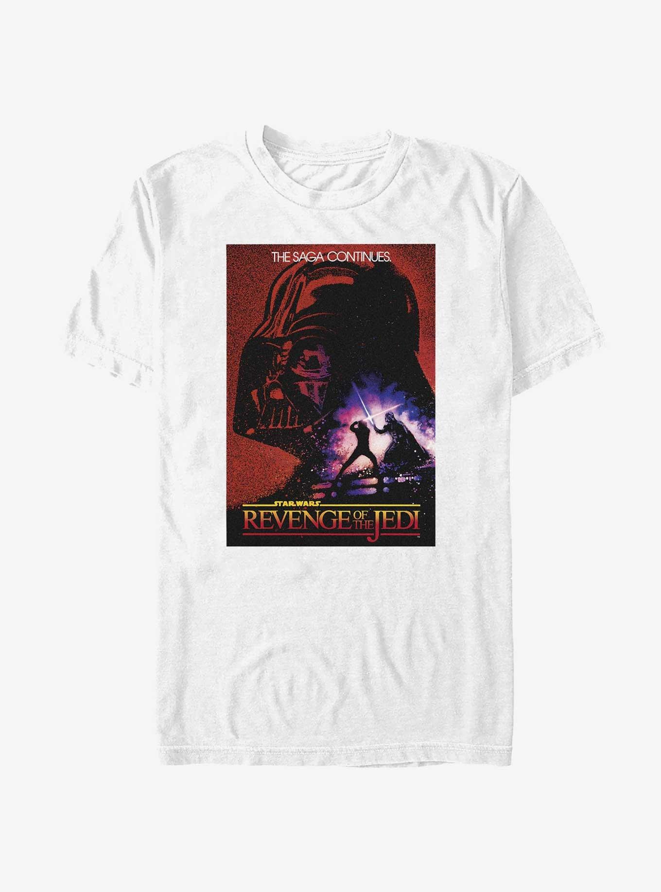Star Wars Revenge of the Jedi 40th Anniversary The Saga Continues T-Shirt, , hi-res