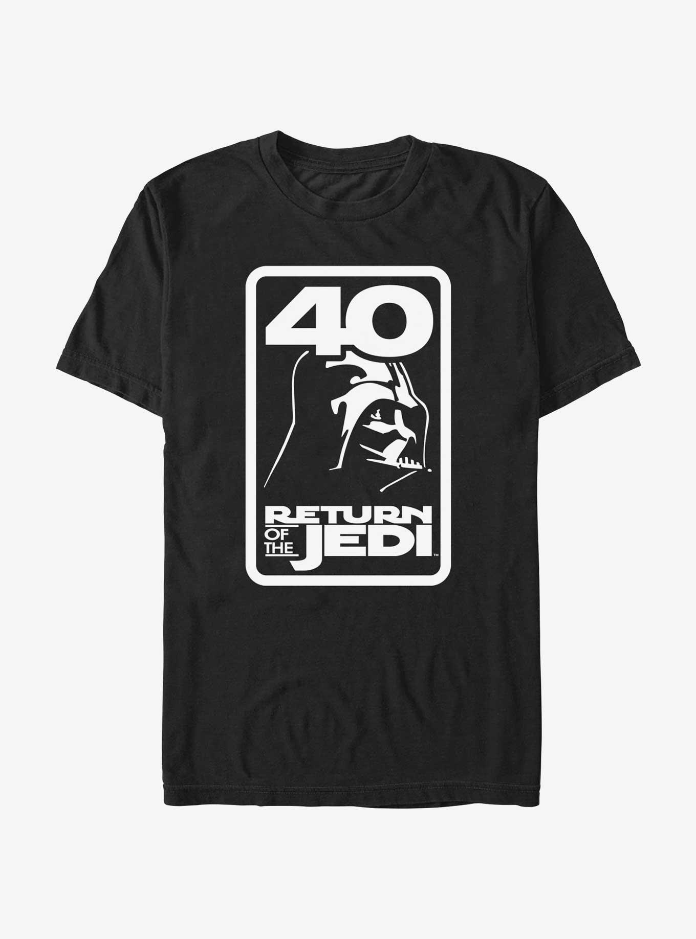 Star Wars Return of the Jedi 40th Anniversary Vader Badge T-Shirt