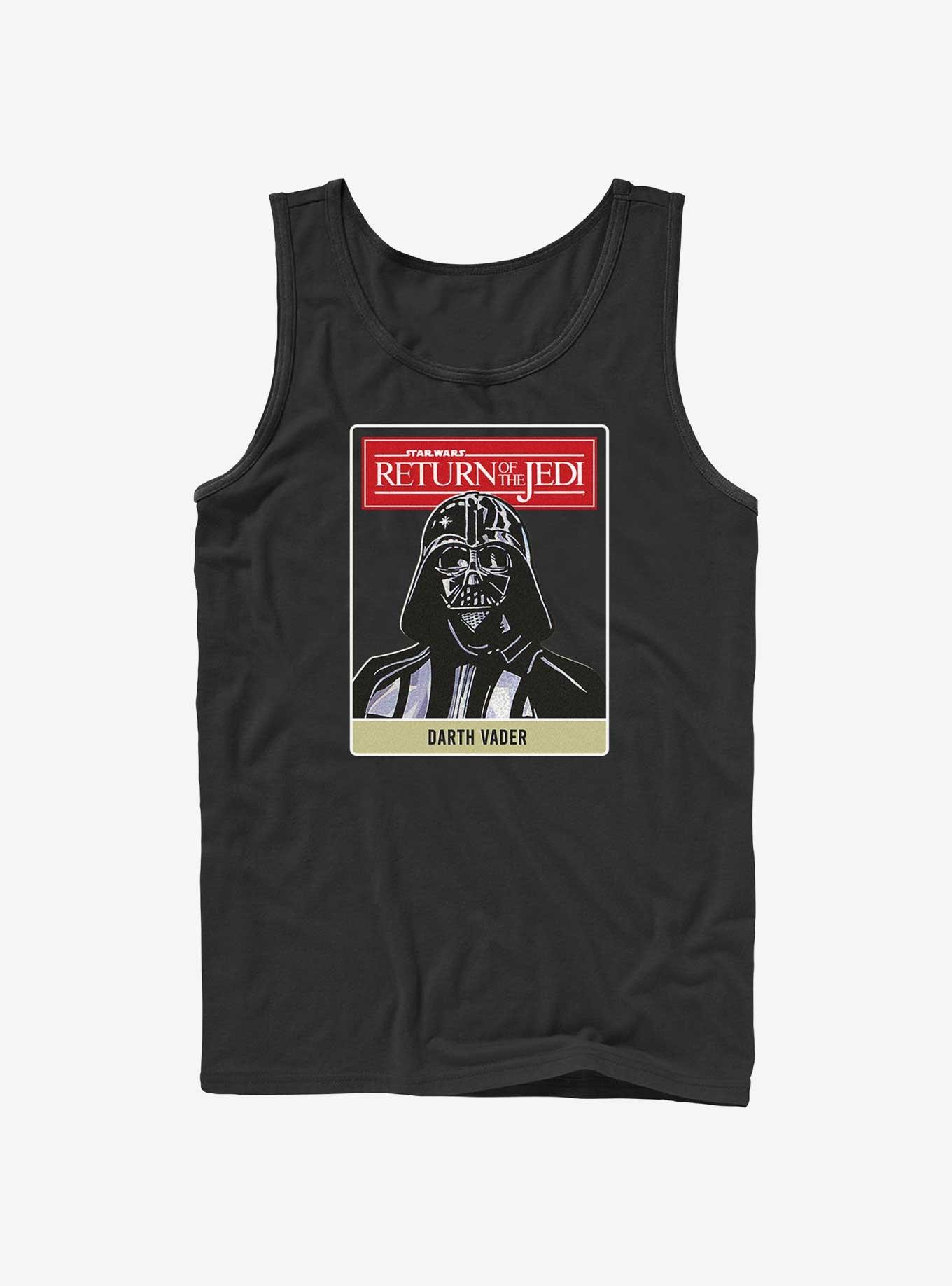 Star Wars Return of the Jedi 40th Anniversary Darth Vader Poster Tank, BLACK, hi-res