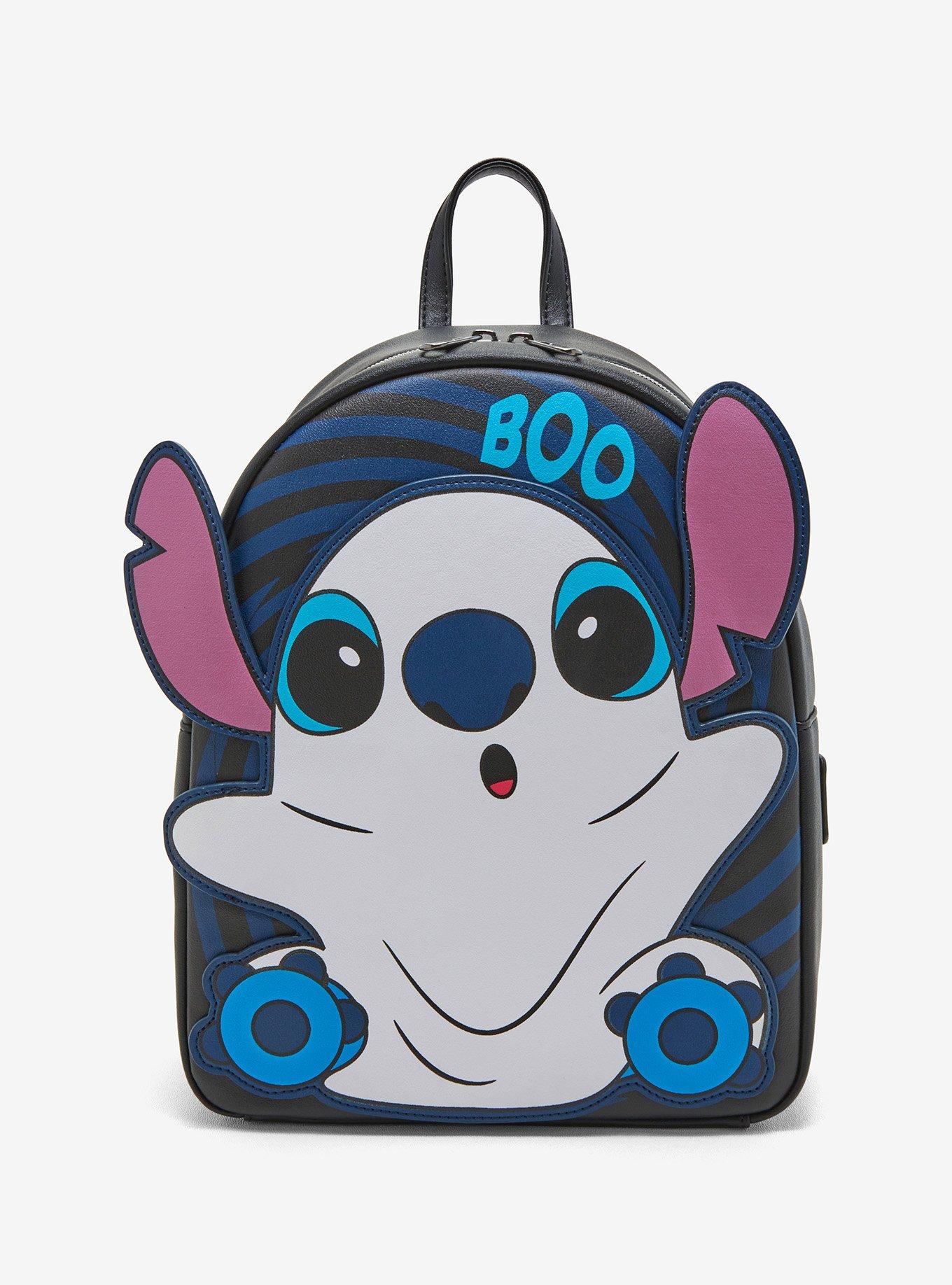 SDCC 2022 Loungefly Lilo Stitch Skeleton Mini Backpack & Cardholder Glow In  Dark