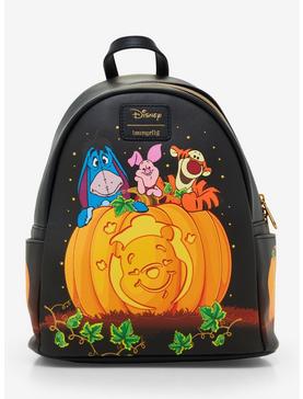 Loungefly Disney Winnie The Pooh Pumpkin Glow-In-The-Dark Mini Backpack, , hi-res