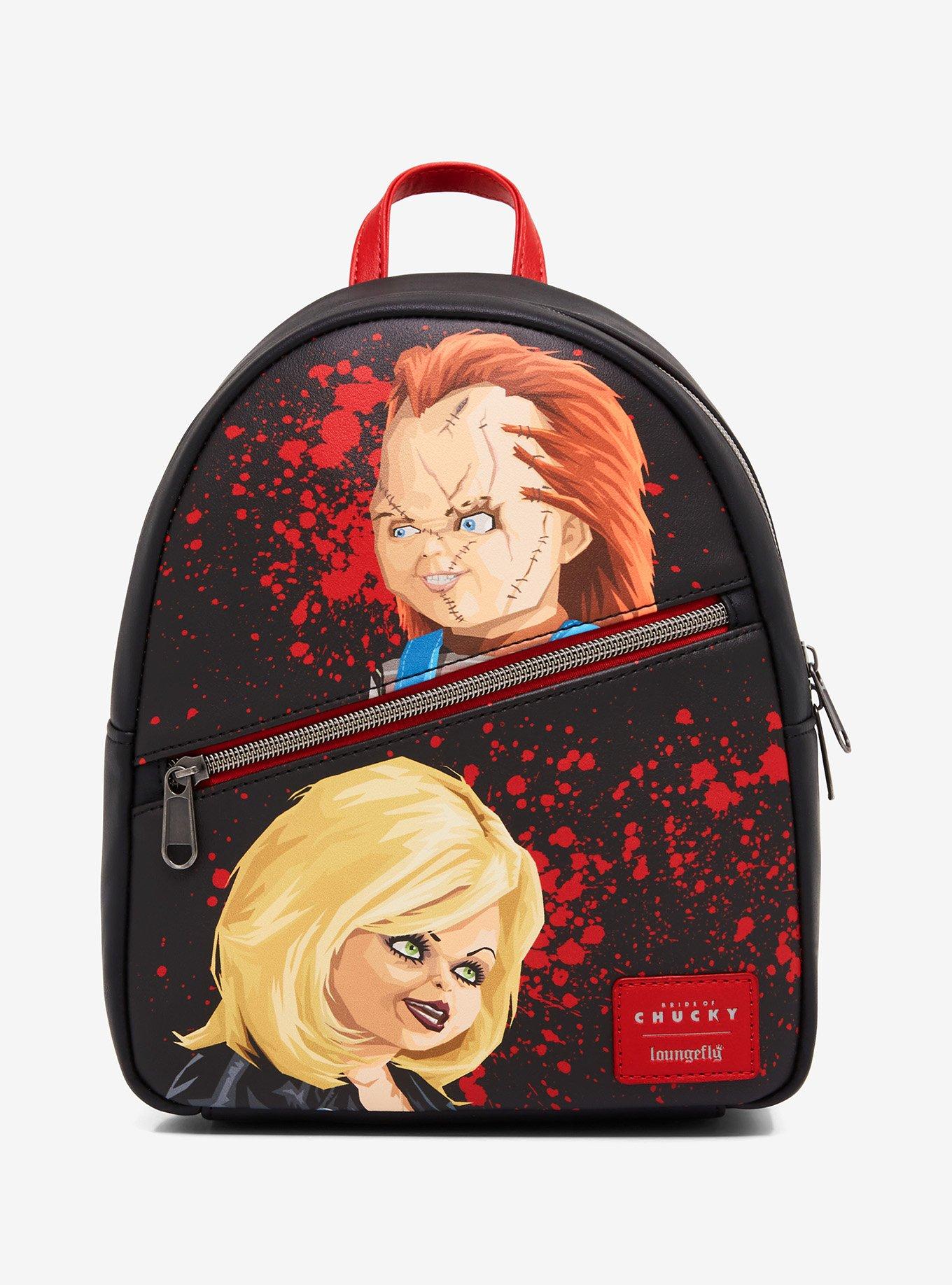Loungefly Bride Of Chucky Duo Blood Splatter Mini Backpack, , hi-res