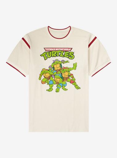 Classic Teenage Mutant Ninja Turtles Group And Logo Shirt - TeeUni