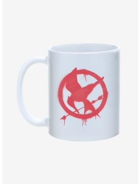 Hunger Games Spray Paint Mockingjay Symbol Mug 11oz, , hi-res