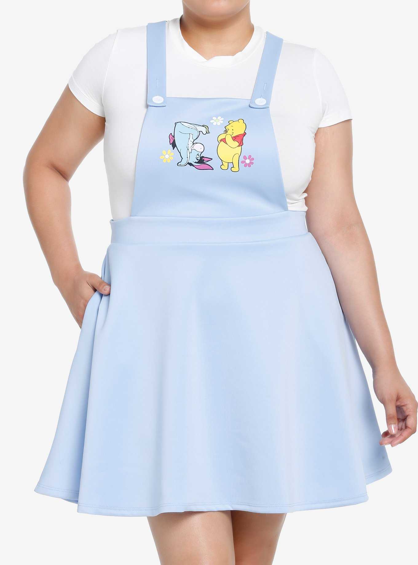 Disney Winnie The Pooh Duo Scuba Skirtall Plus Size, , hi-res