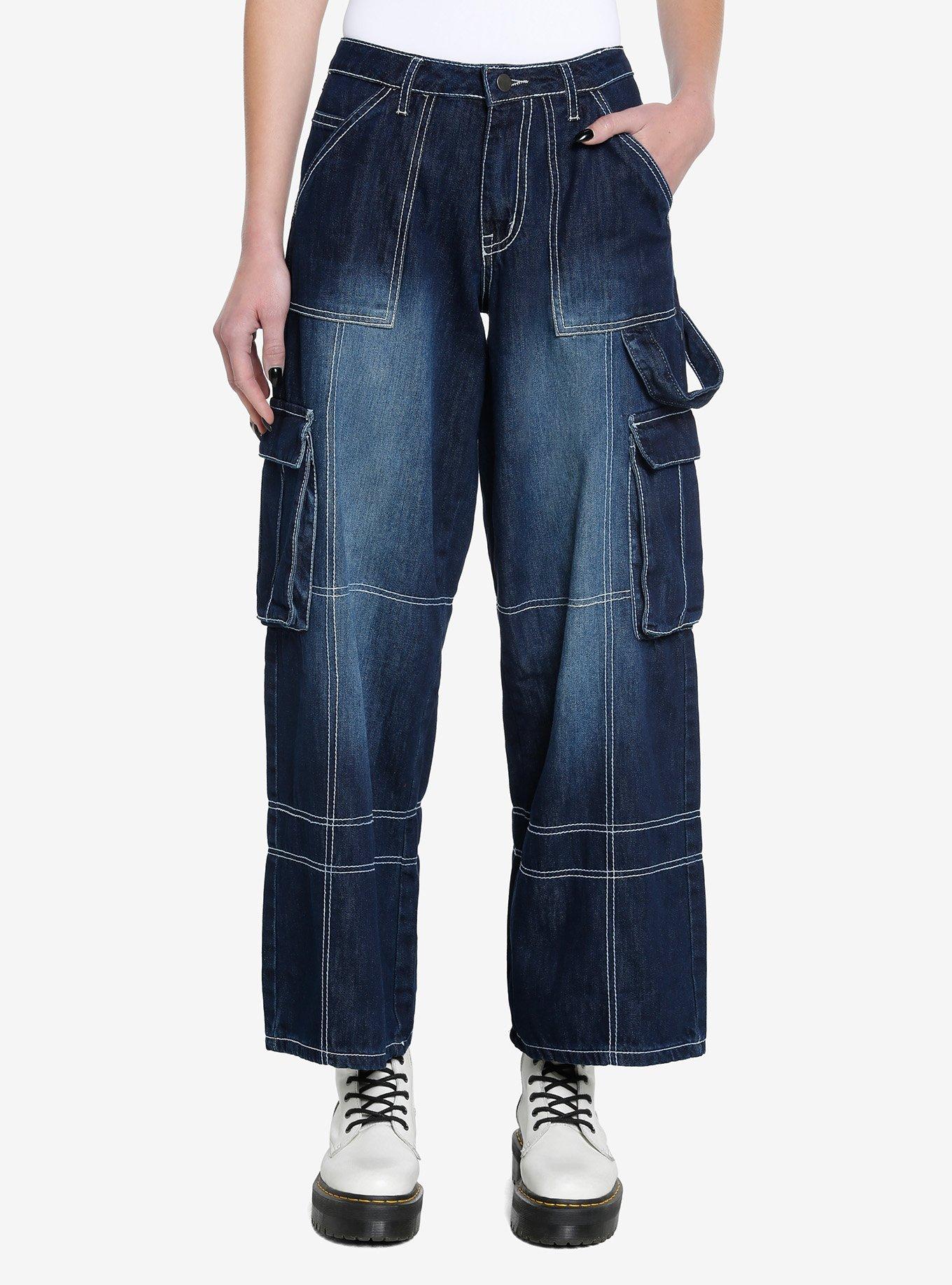 Wide Leg Carpenter Pants