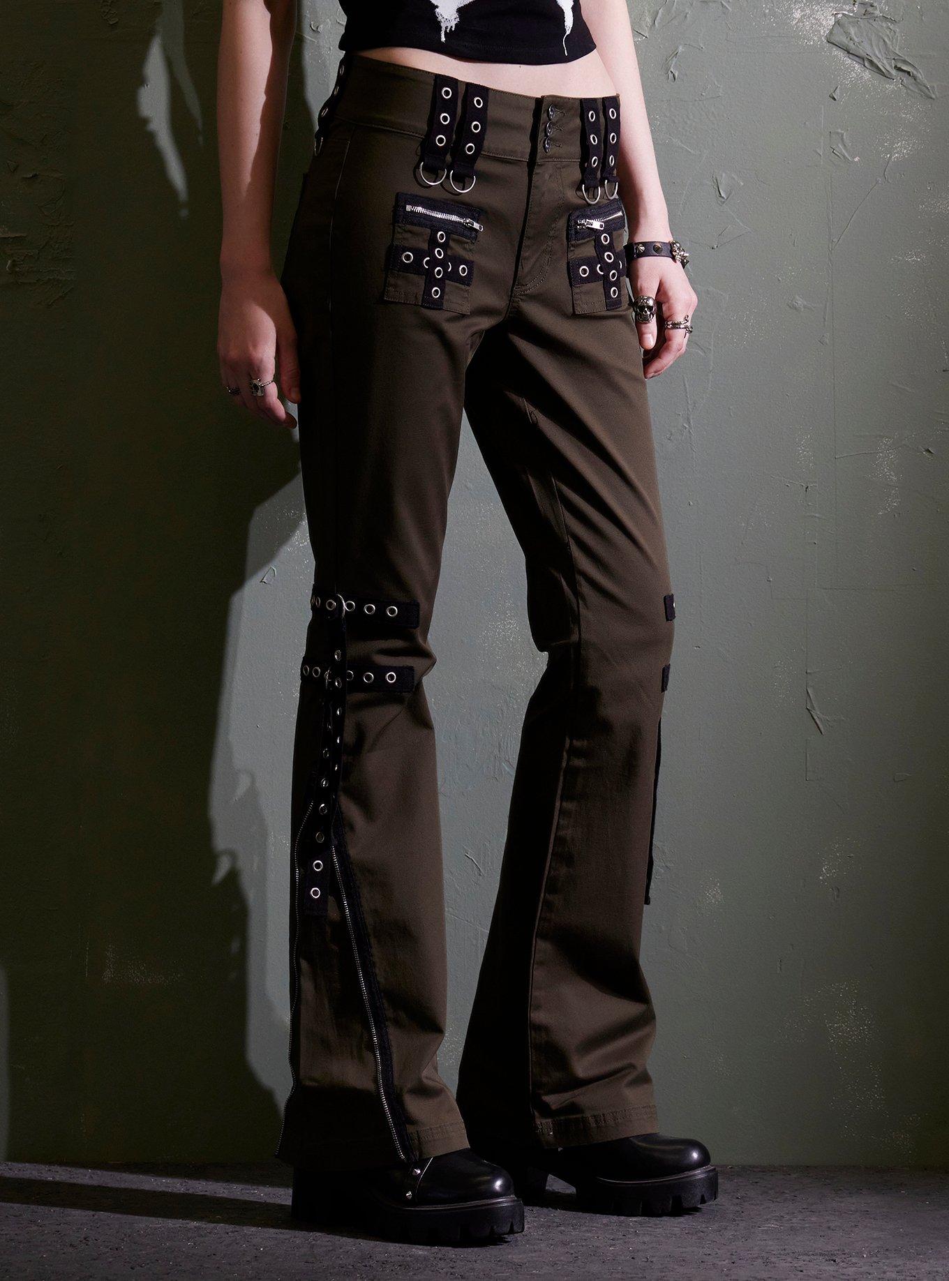 Hot Topic, Jeans, Hot Topic Zipper Flare Pants