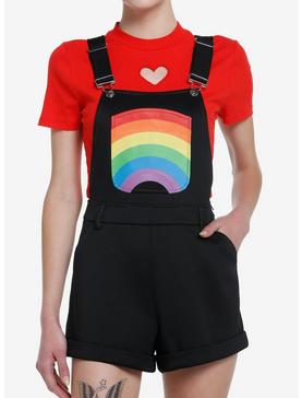 Rainbow Black Shortalls, , hi-res