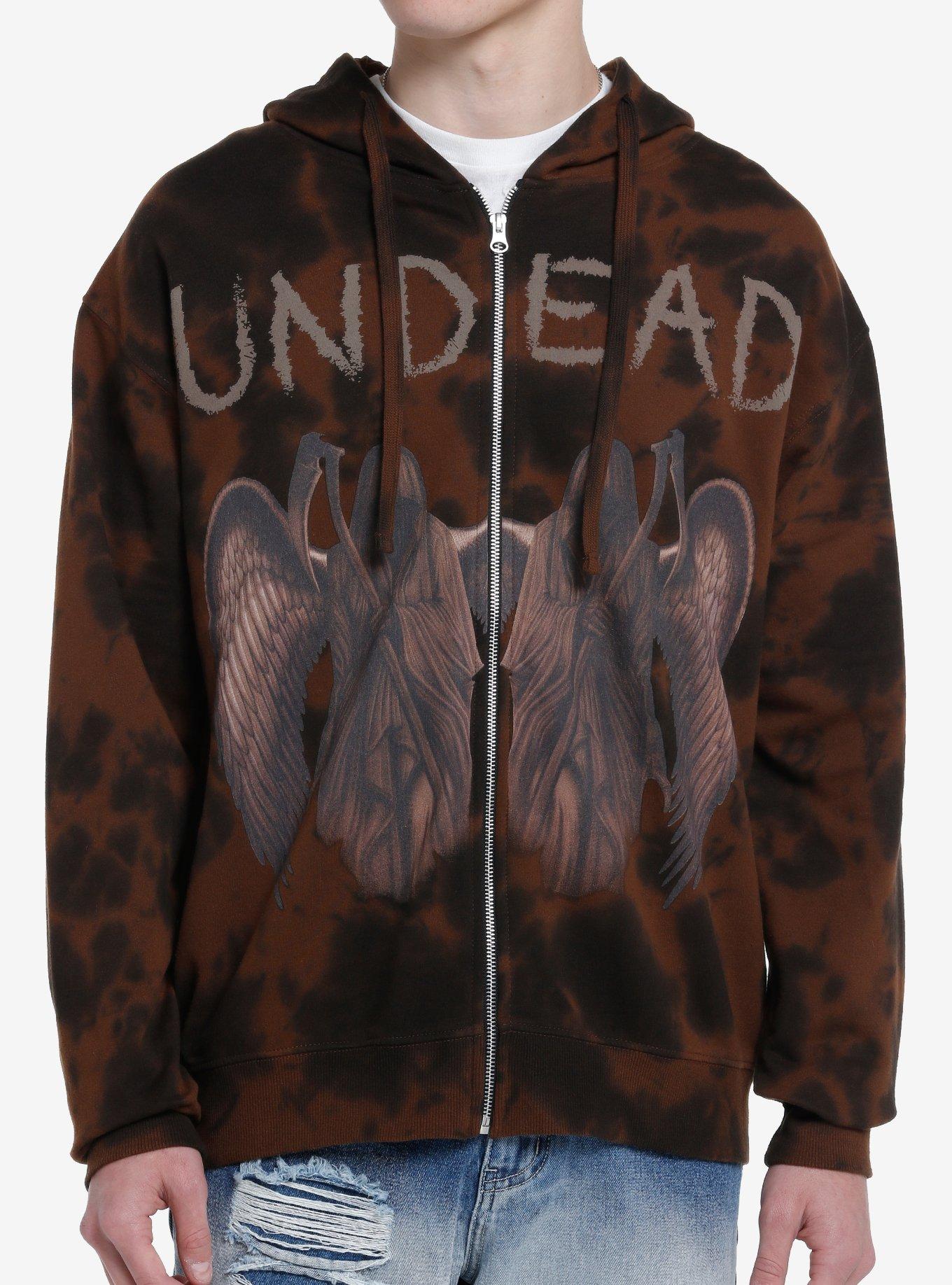 Black and tan tie dye online hoodie