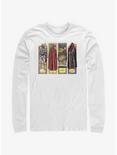 Star Wars Return Of The Jedi Stained Glass Character PanelsLong-Sleeve T-Shirt, WHITE, hi-res
