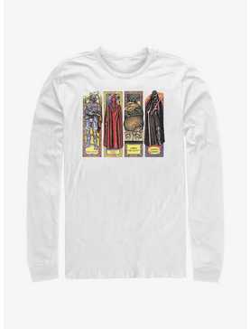 Star Wars Return Of The Jedi Stained Glass Character PanelsLong-Sleeve T-Shirt, , hi-res