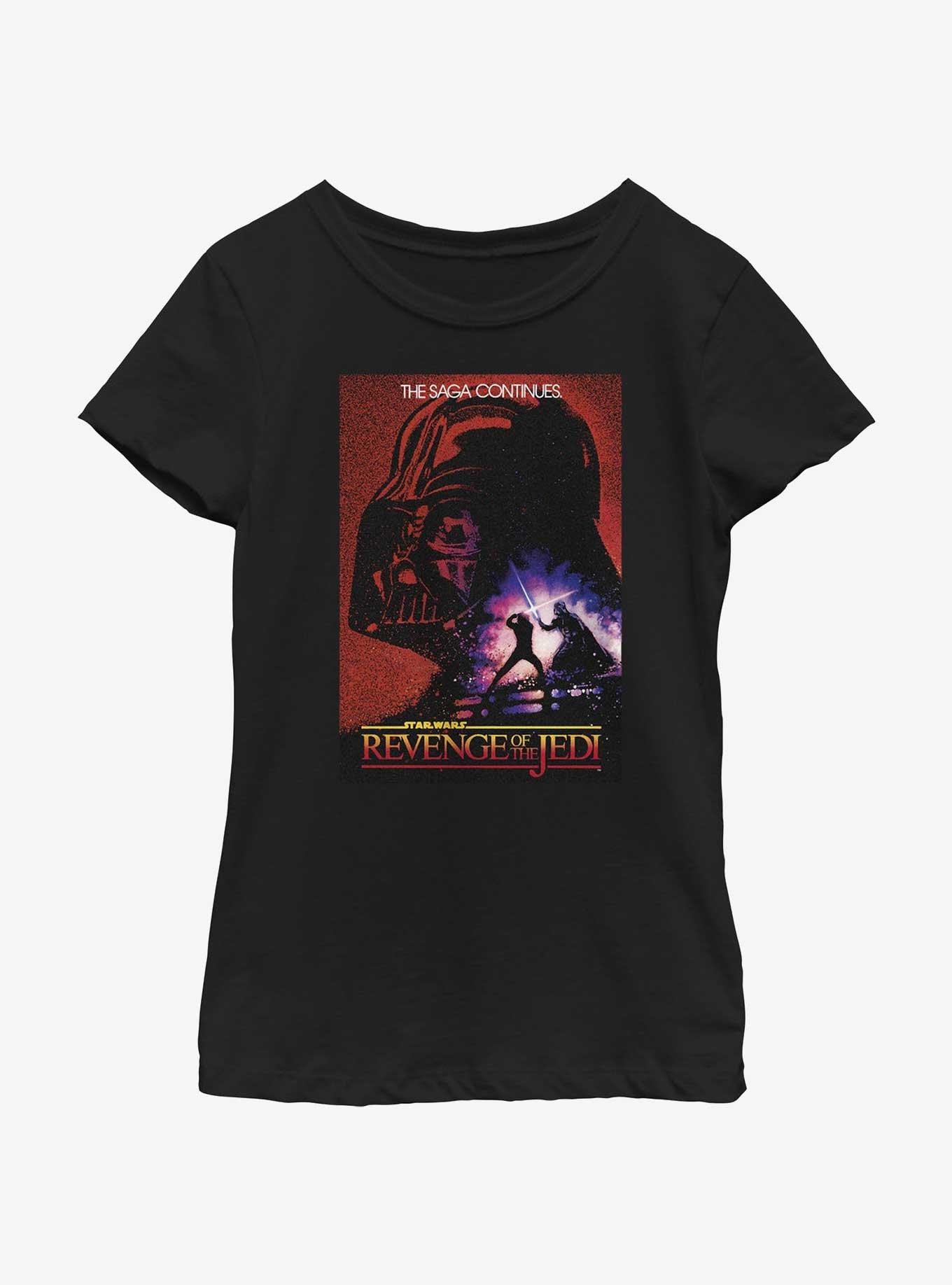 Star Wars Return Of The Jedi The Saga Contiues Youth Girls T-Shirt, , hi-res