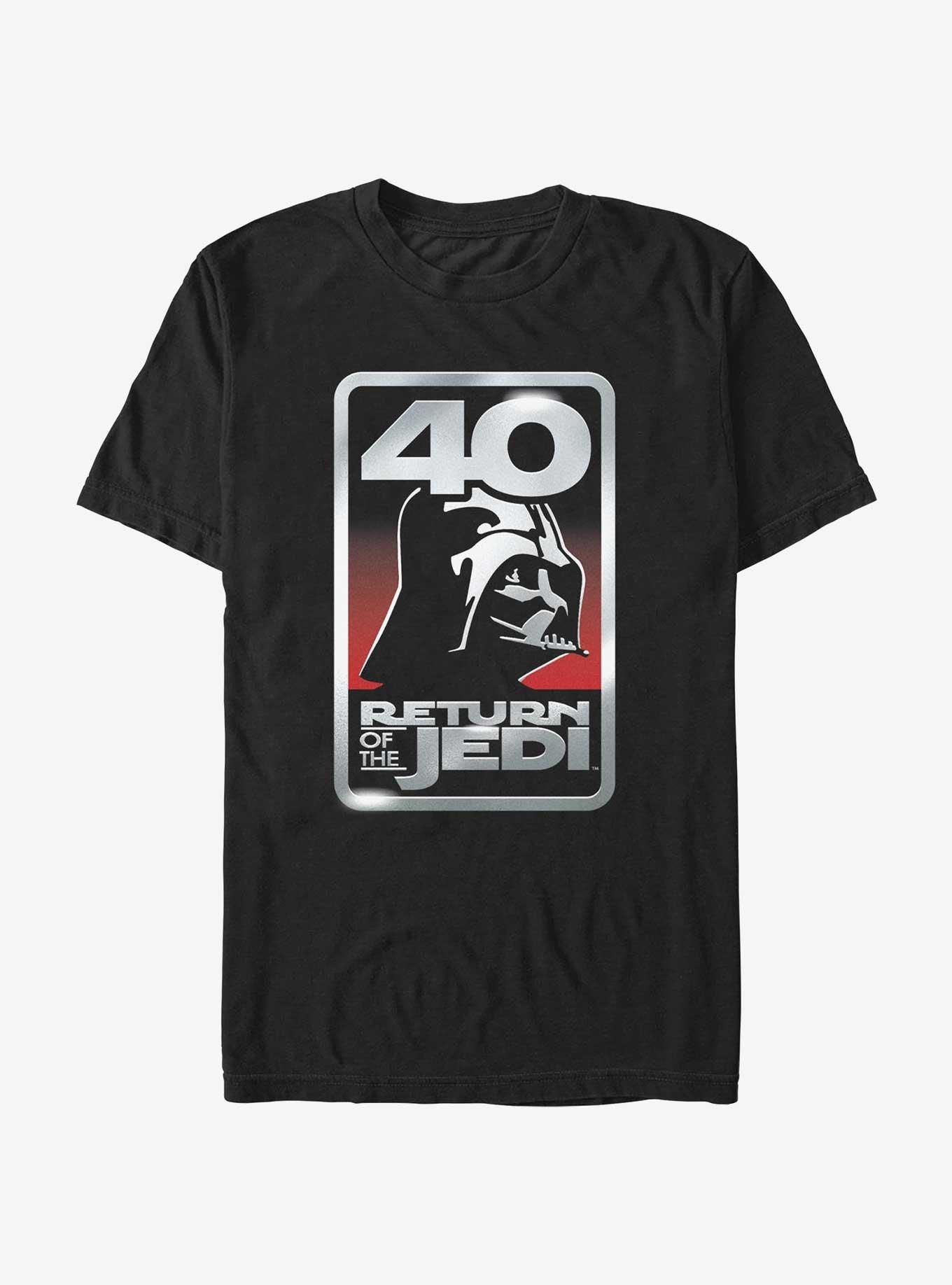 Star Wars Return Of The Jedi 40th Anniversary T-Shirt, BLACK, hi-res
