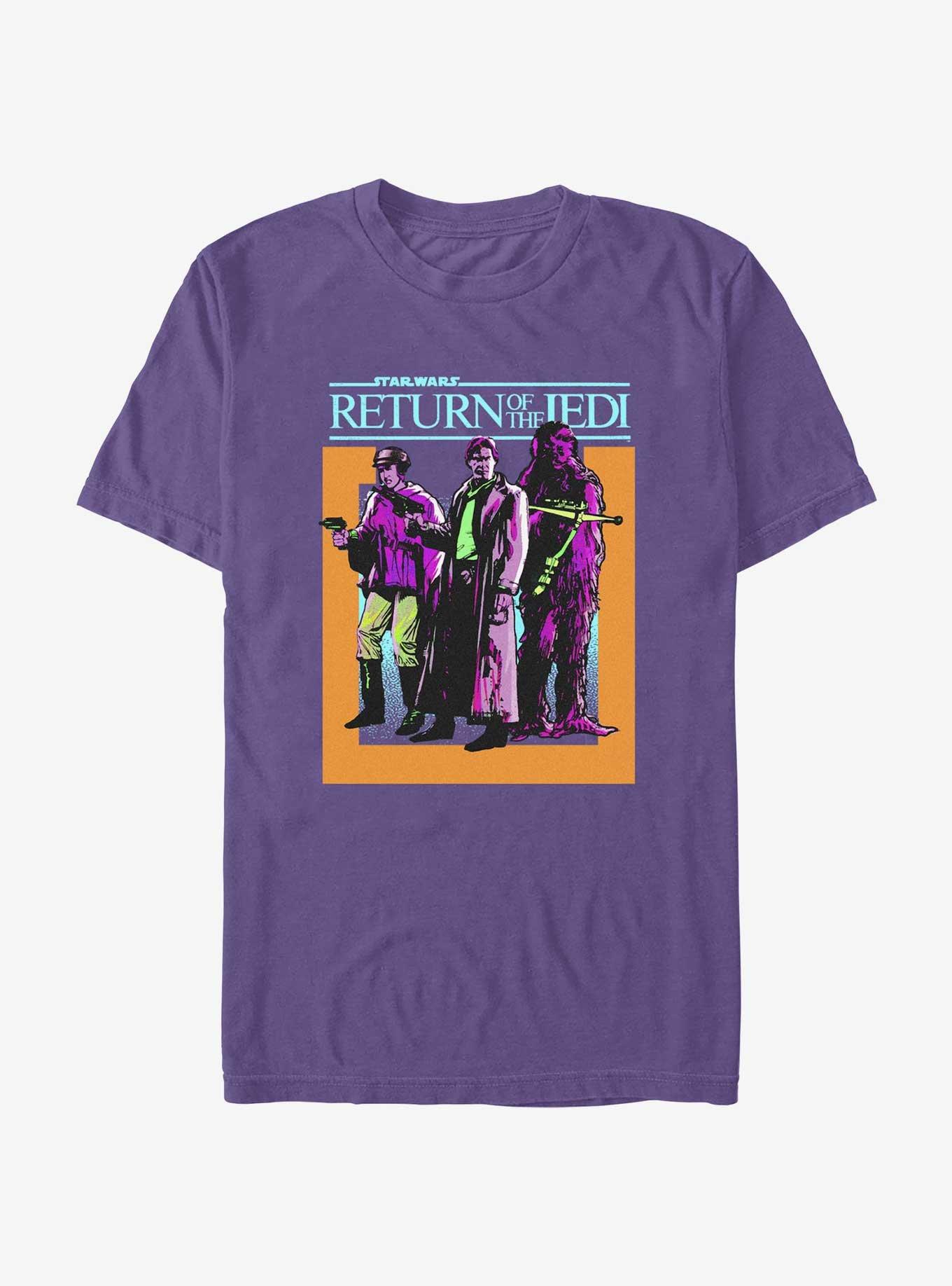Star Wars Return Of The Jedi Comic Cover T-Shirt, PURPLE, hi-res
