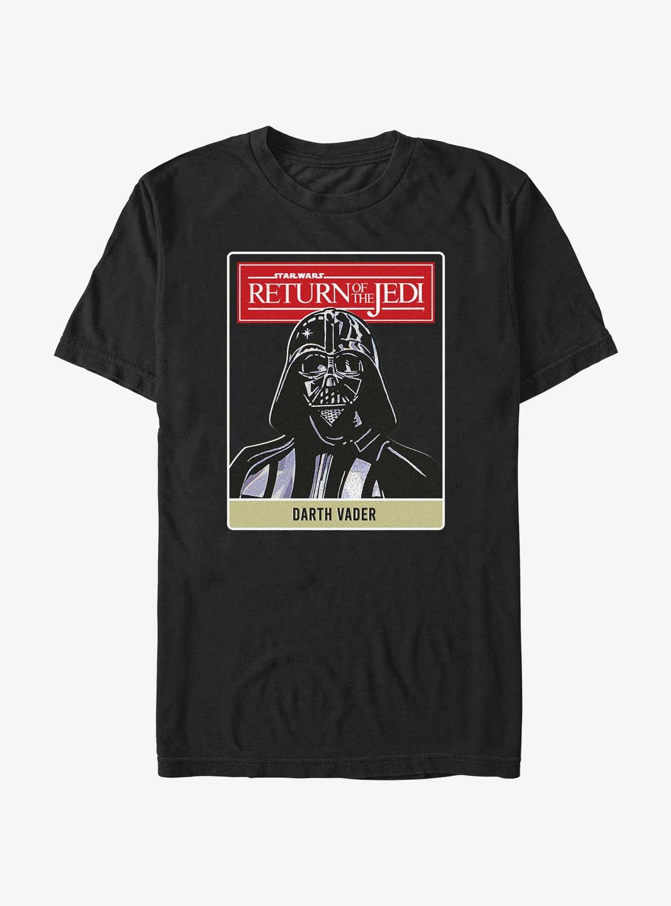 Star Wars Return Of The Jedi Darth Vader Badge T-Shirt, BLACK, hi-res