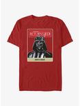 Star Wars Return Of The Jedi Darth Vader Badge T-Shirt, RED, hi-res
